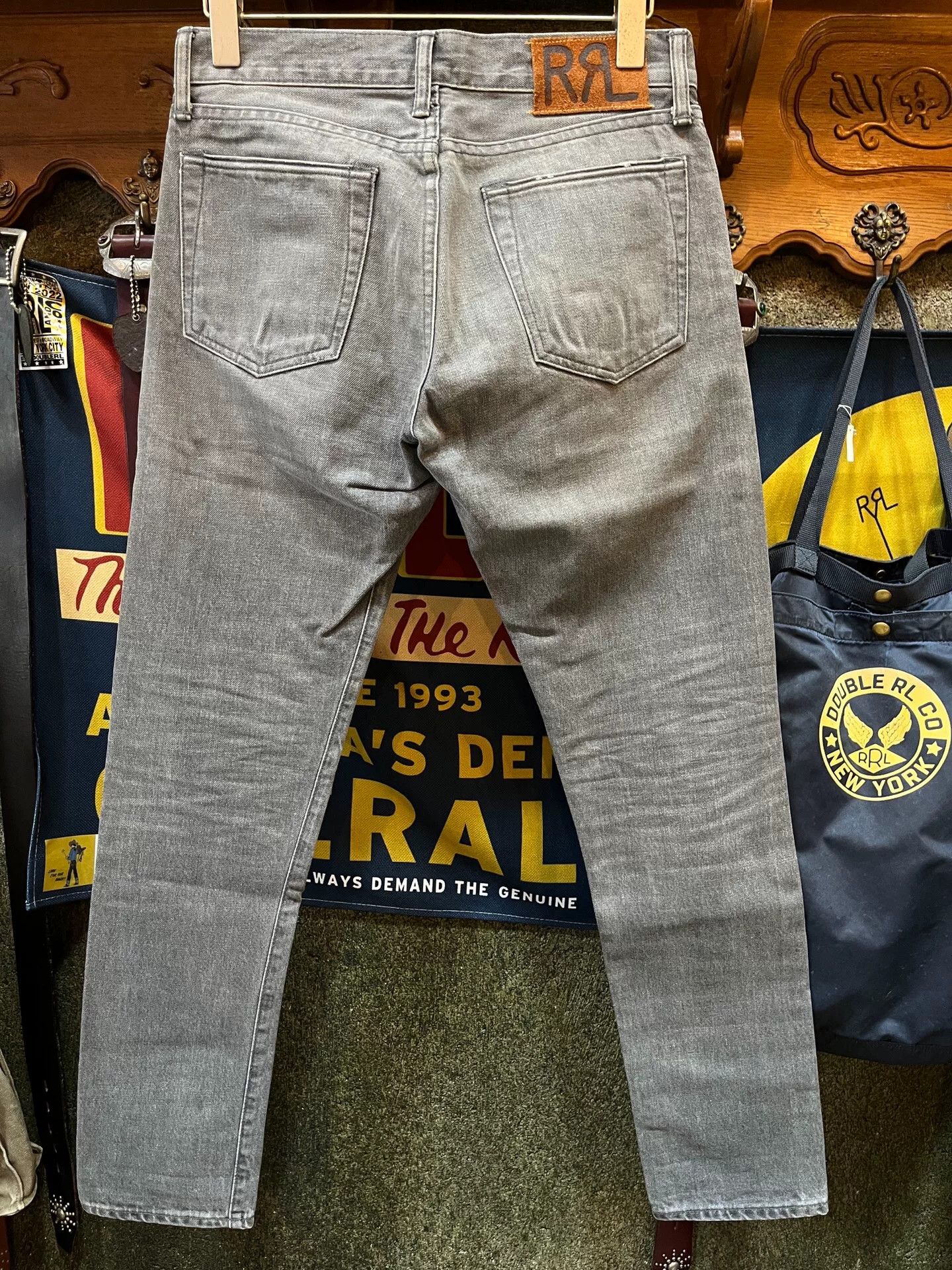 RRL Ralph Lauren gray denim jeans by rrl Ralph Lauren Size US 29 - 2 Thumbnail