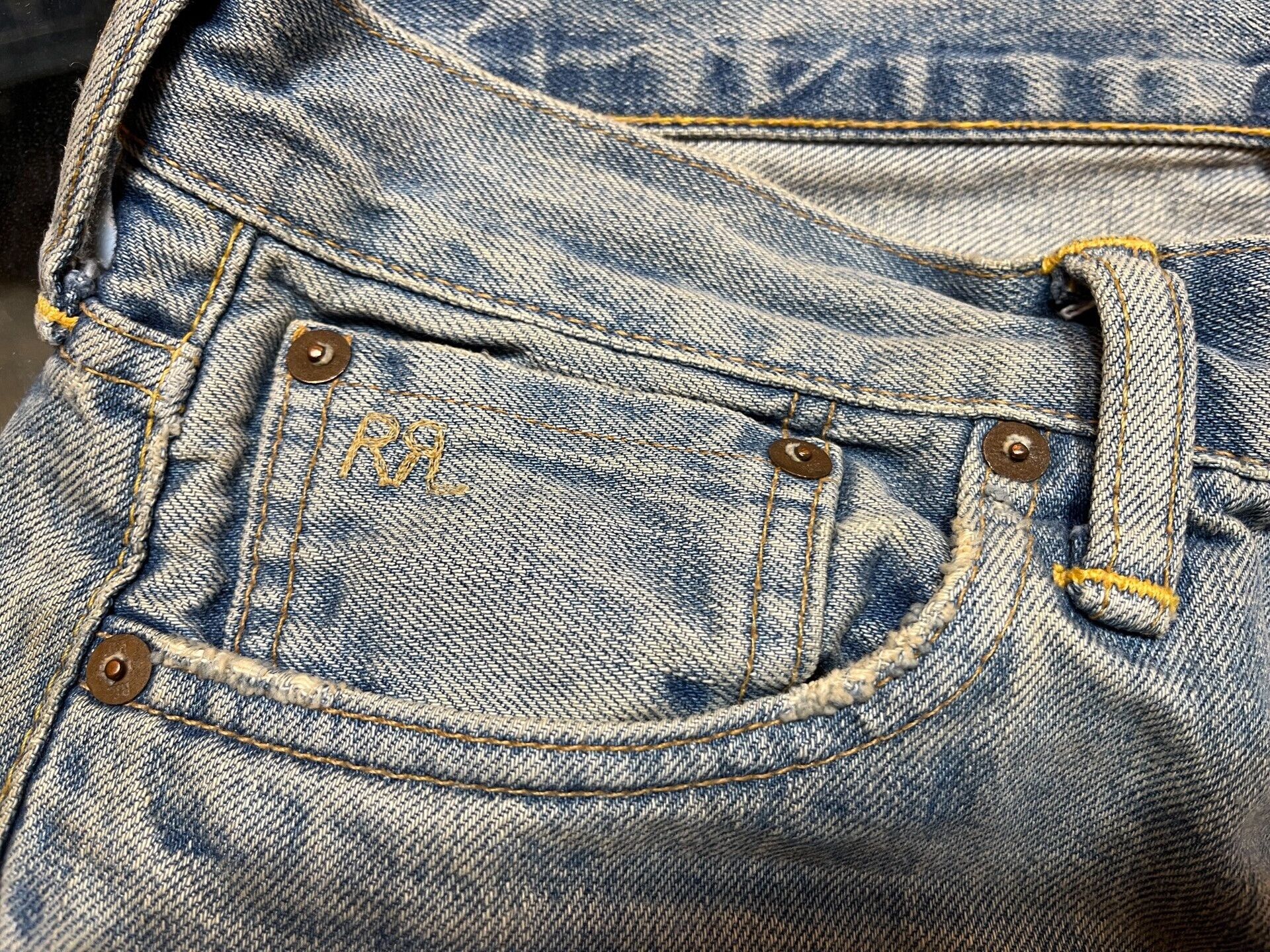 RRL Ralph Lauren vintage rrl denim pants by ralph lauren Size US 31 - 4 Thumbnail