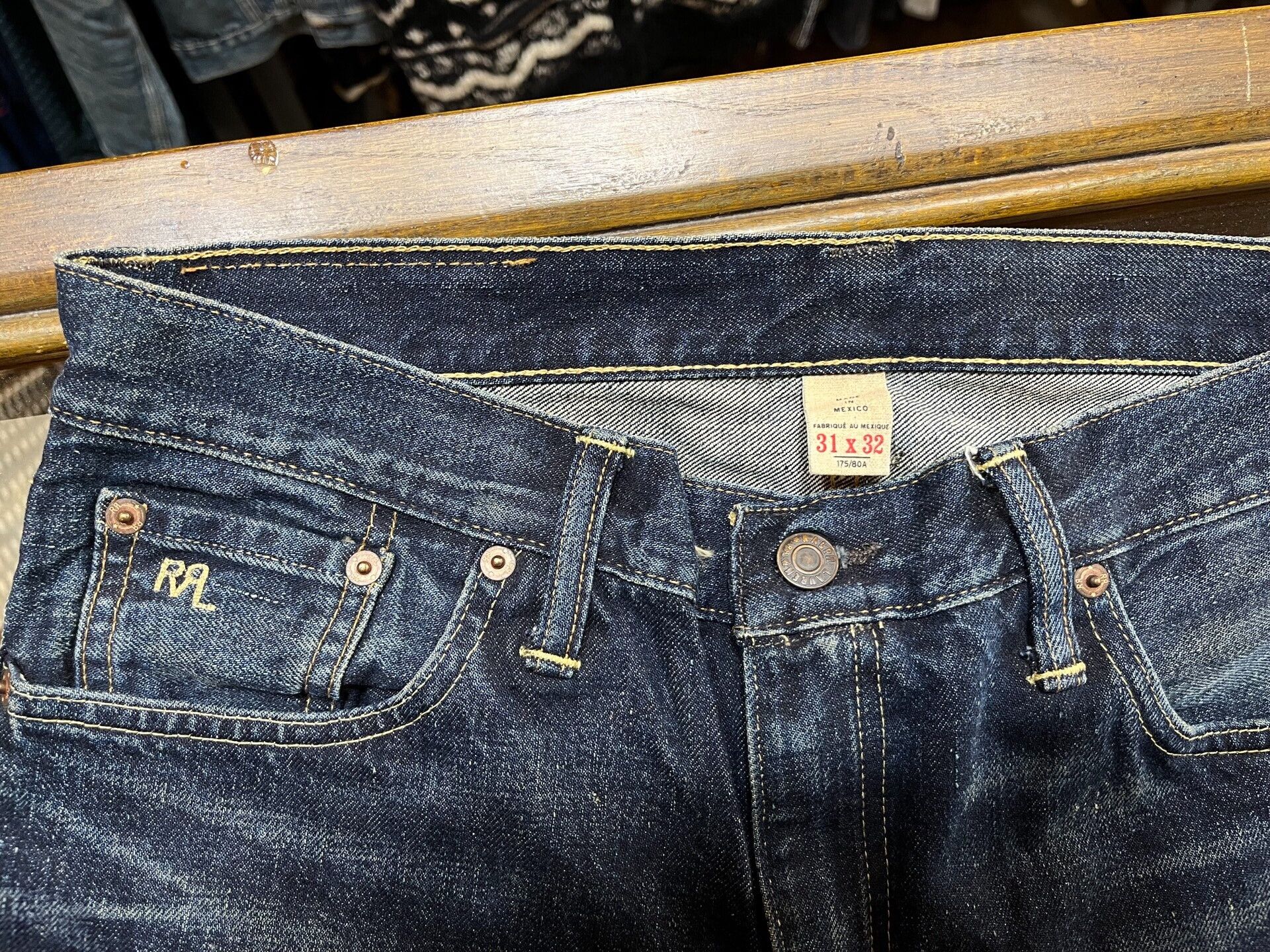 RRL Ralph Lauren rrl denim jeans double rl ralph lauren Size US 31 - 3 Thumbnail