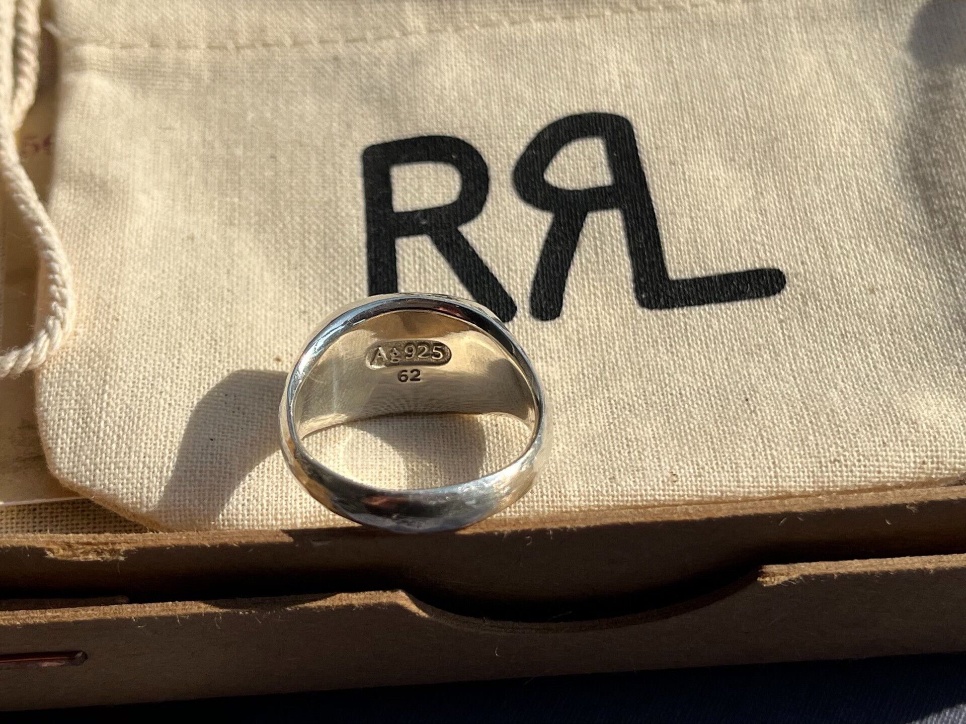 RRL Ralph Lauren rrl silver ring with packaging Size ONE SIZE - 3 Thumbnail