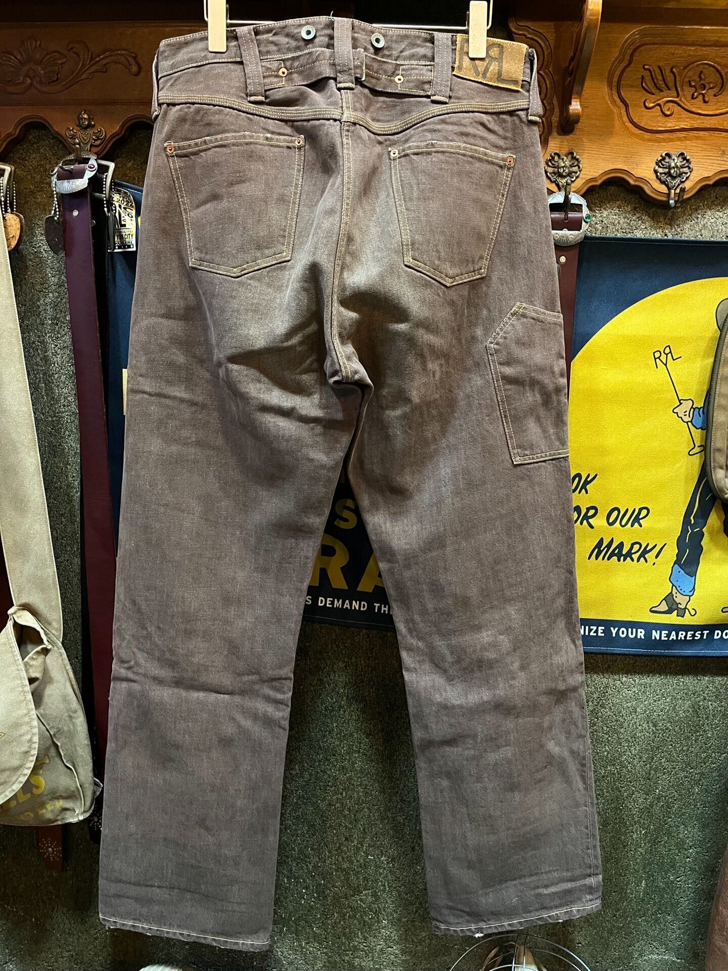 RRL Ralph Lauren RRL Vintage Work Pants by Ralph Lauren Size US 34 / EU 50 - 2 Thumbnail