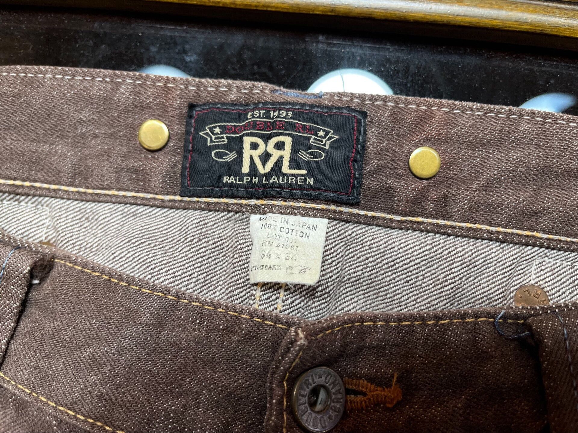 RRL Ralph Lauren RRL Vintage Work Pants by Ralph Lauren Size US 34 / EU 50 - 3 Thumbnail