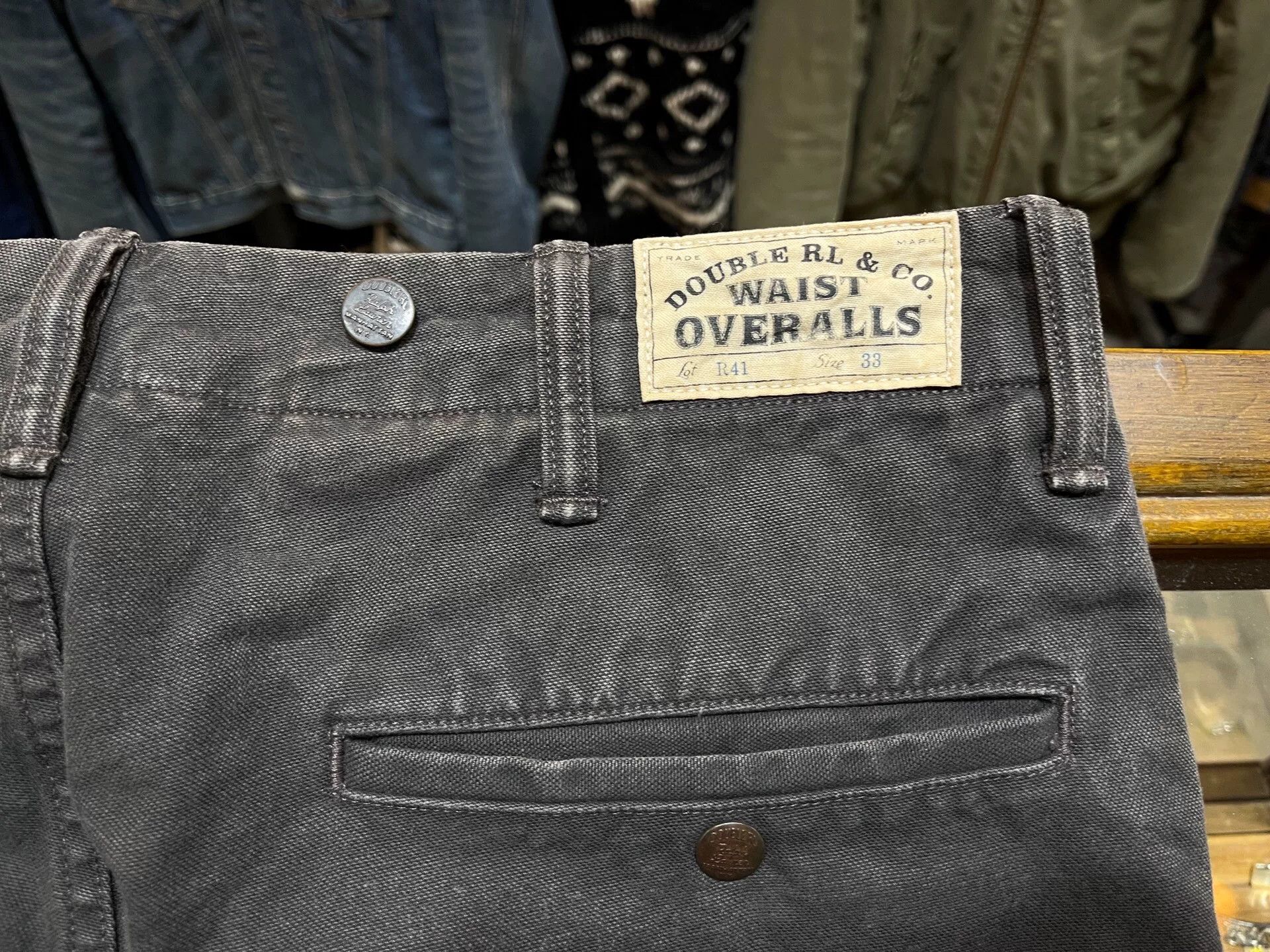 RRL Ralph Lauren rare rrl thick canvas work pants Size US 33 - 5 Thumbnail