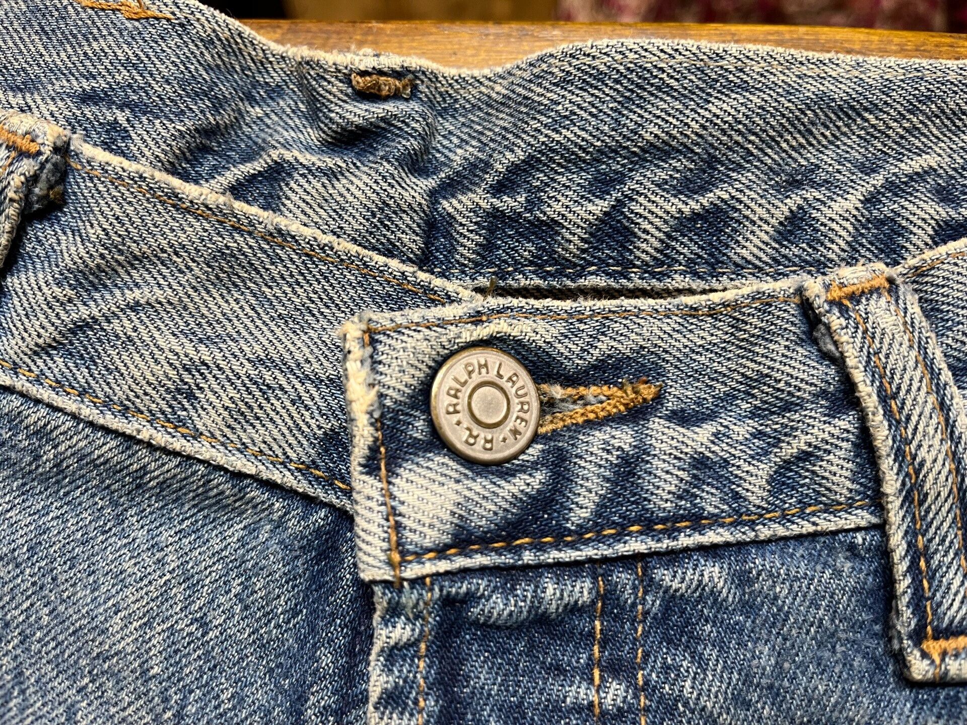 RRL Ralph Lauren RRL Distressed Denim Jeans by Ralph Lauren Size US 31 - 7 Thumbnail