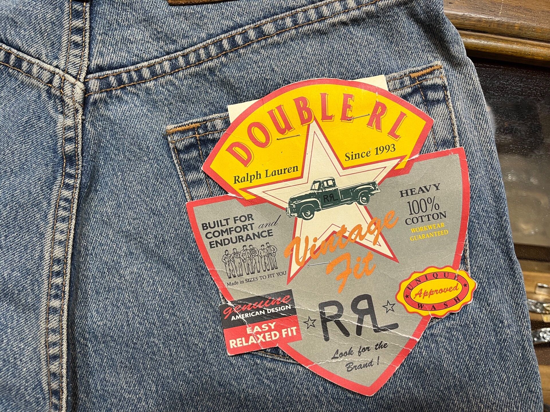 RRL Ralph Lauren RRL Distressed Denim Jeans by Ralph Lauren Size US 31 - 3 Thumbnail
