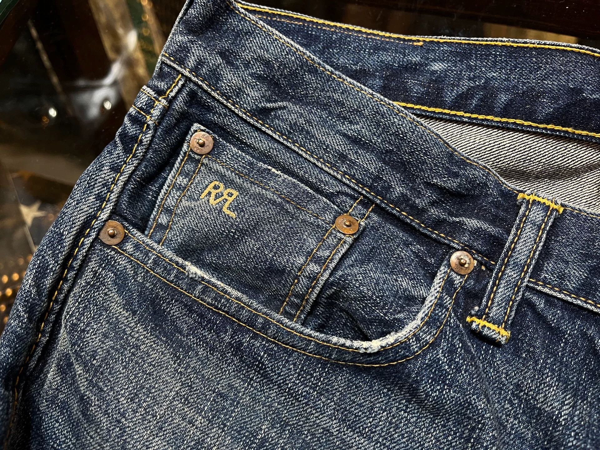 RRL Ralph Lauren new RRL denim jeans by Ralph Lauren Size US 29 - 4 Thumbnail