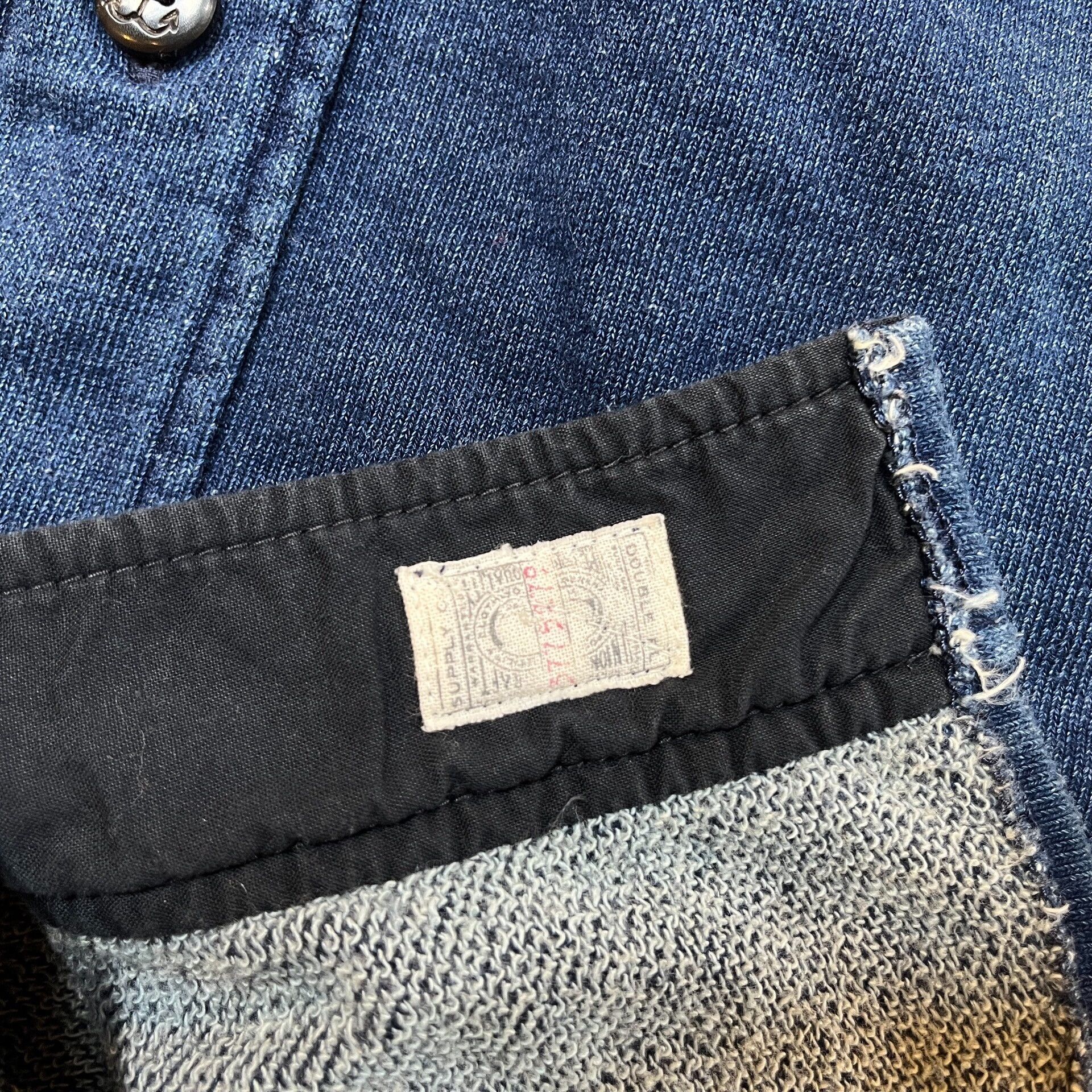 RRL Ralph Lauren navy cotton shirt by Ralph Lauren Size US S / EU 44-46 / 1 - 4 Thumbnail