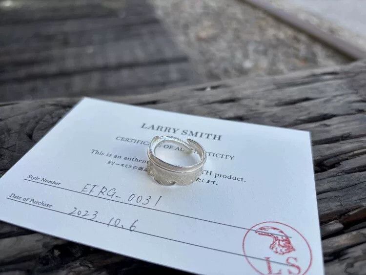 Larry Smith feather ring by larry smith, japan Size ONE SIZE - 3 Thumbnail