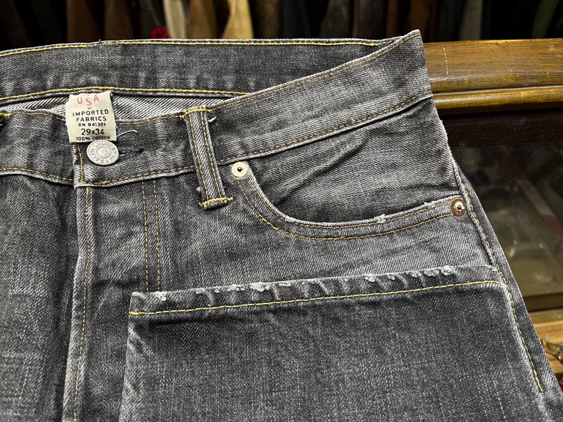 RRL Ralph Lauren vintage straight leg denim jeans by RRL Size US 29 - 4 Thumbnail