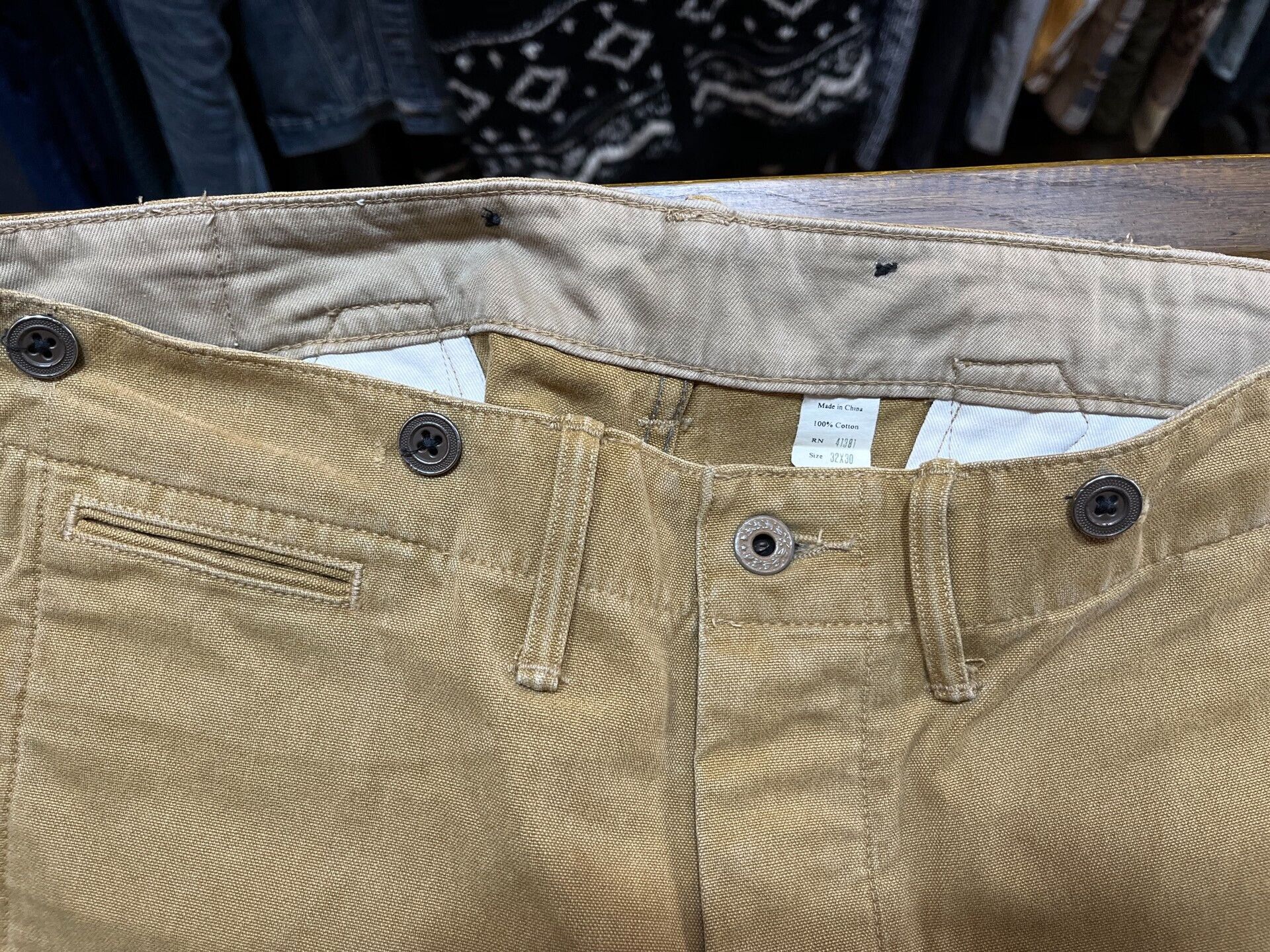 RRL Ralph Lauren vintage canvas work pants by Ralph Lauren Size US 32 / EU 48 - 3 Thumbnail