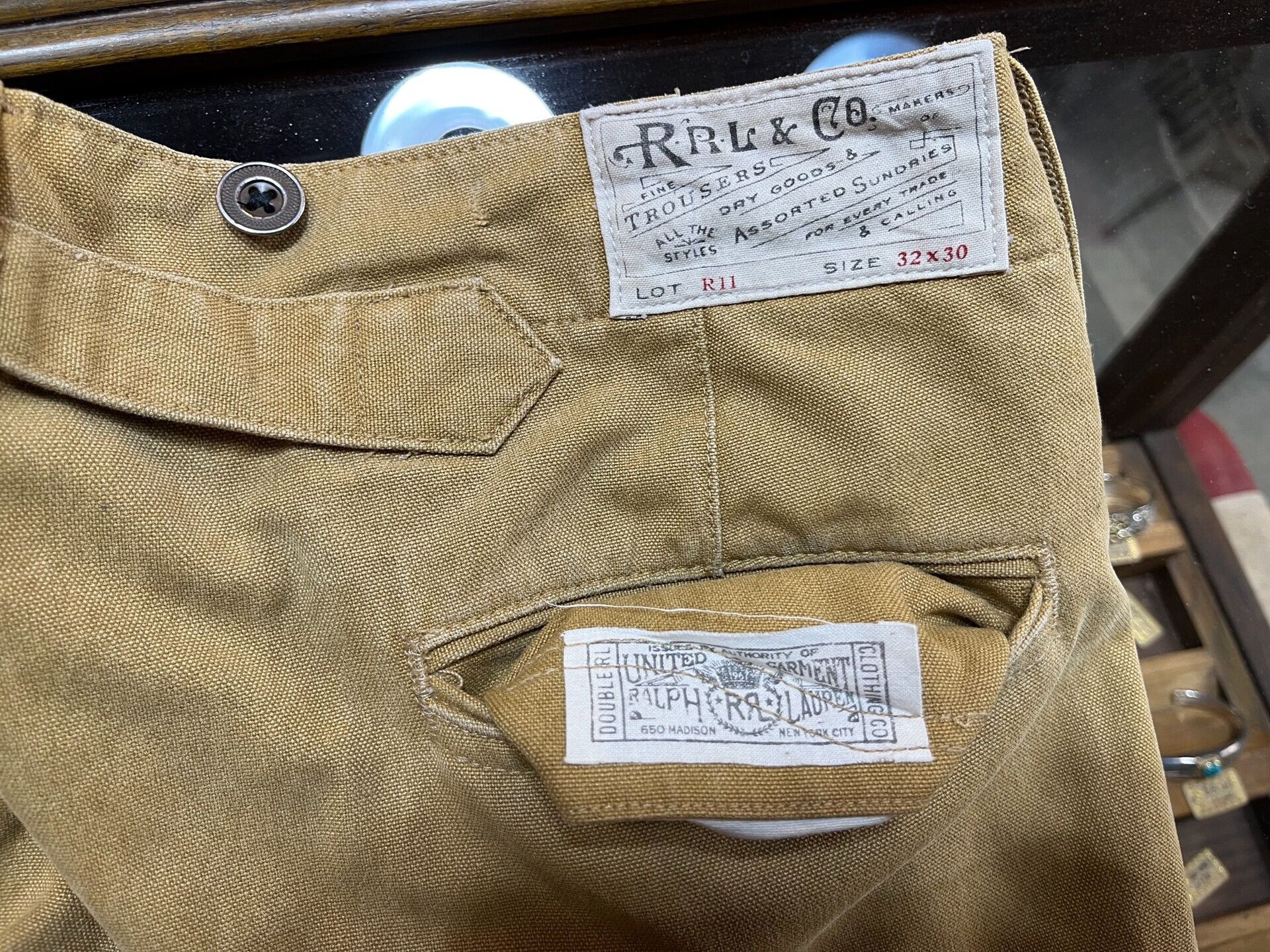 RRL Ralph Lauren vintage canvas work pants by Ralph Lauren Size US 32 / EU 48 - 5 Thumbnail