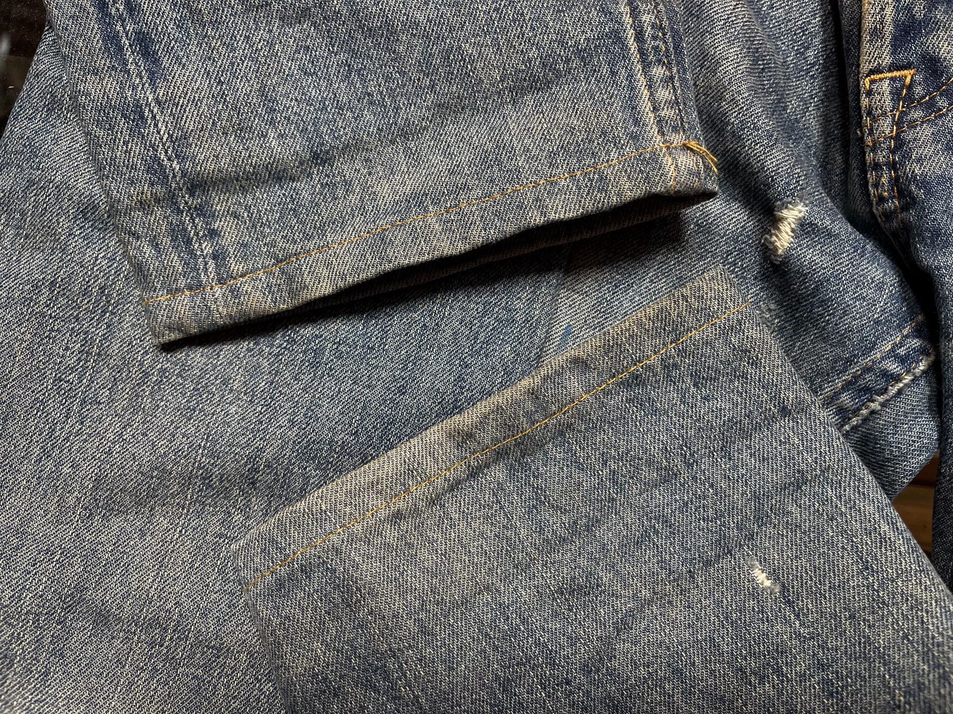 RRL Ralph Lauren distressed double rl jeans by ralph lauren Size US 29 - 7 Thumbnail