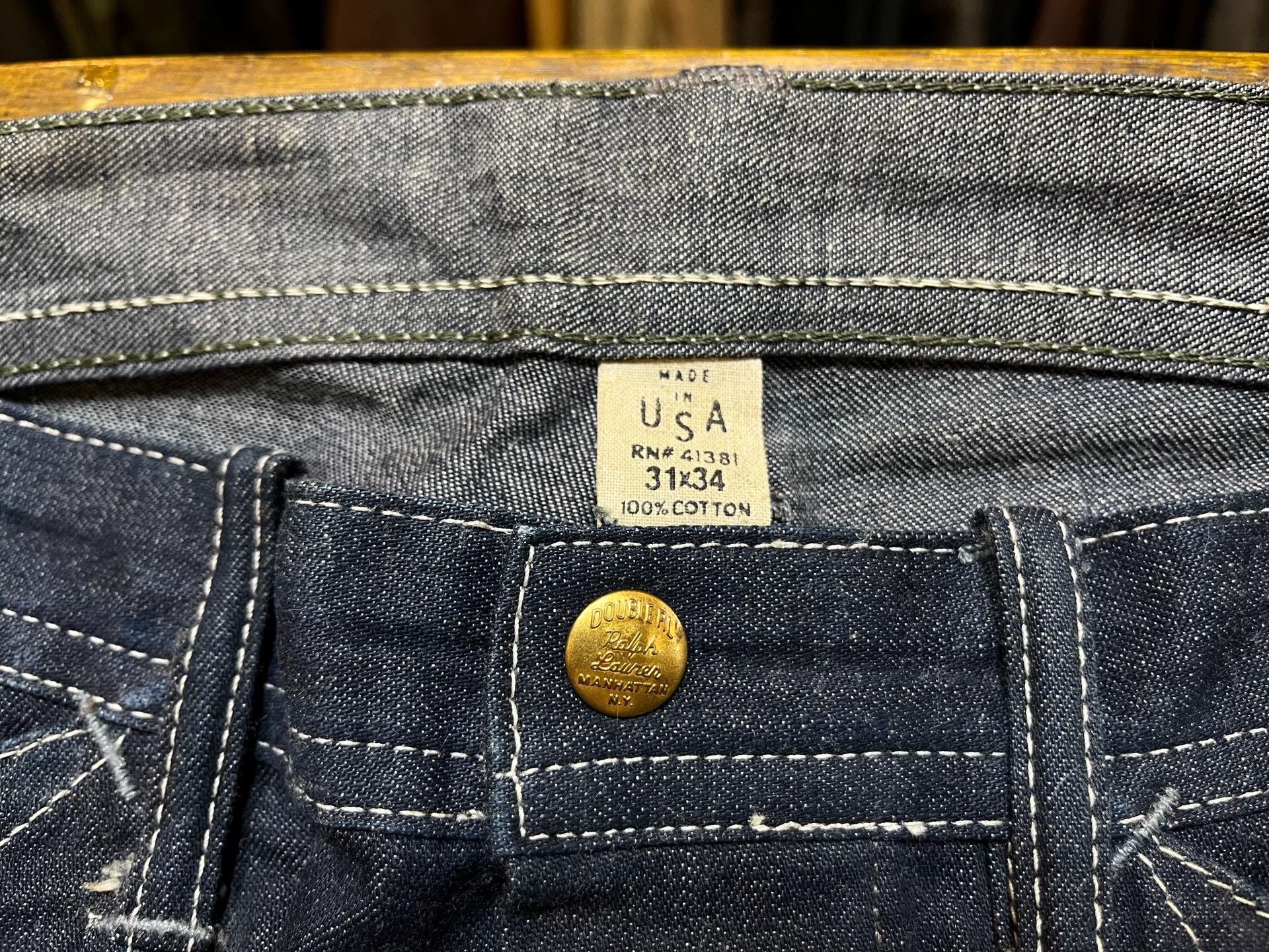 RRL Ralph Lauren RRL Denim Work Pants by Ralph Lauren Size US 31 - 3 Thumbnail