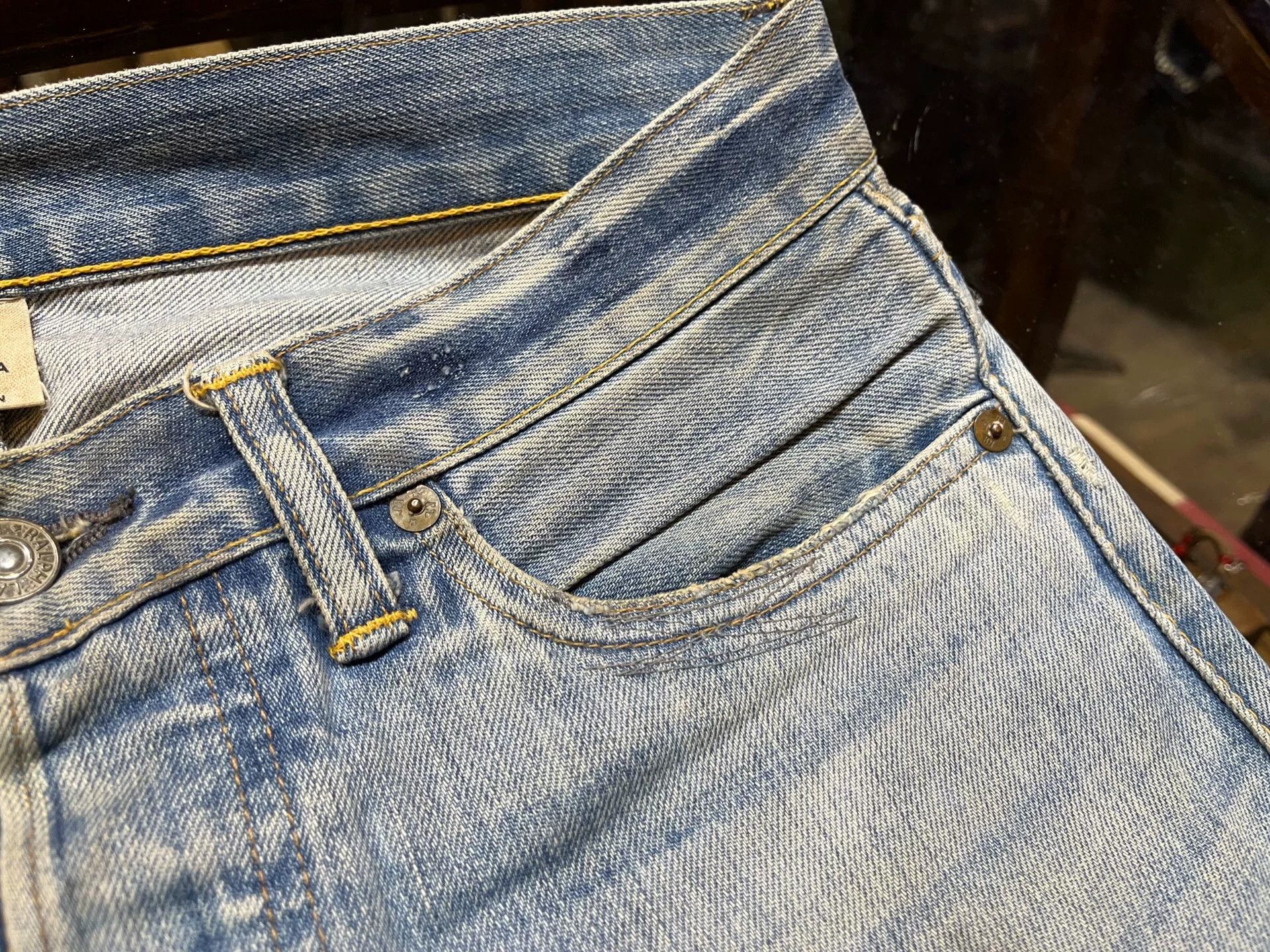 RRL Ralph Lauren vintage distressed denim jeans by RRL Size US 29 - 5 Thumbnail