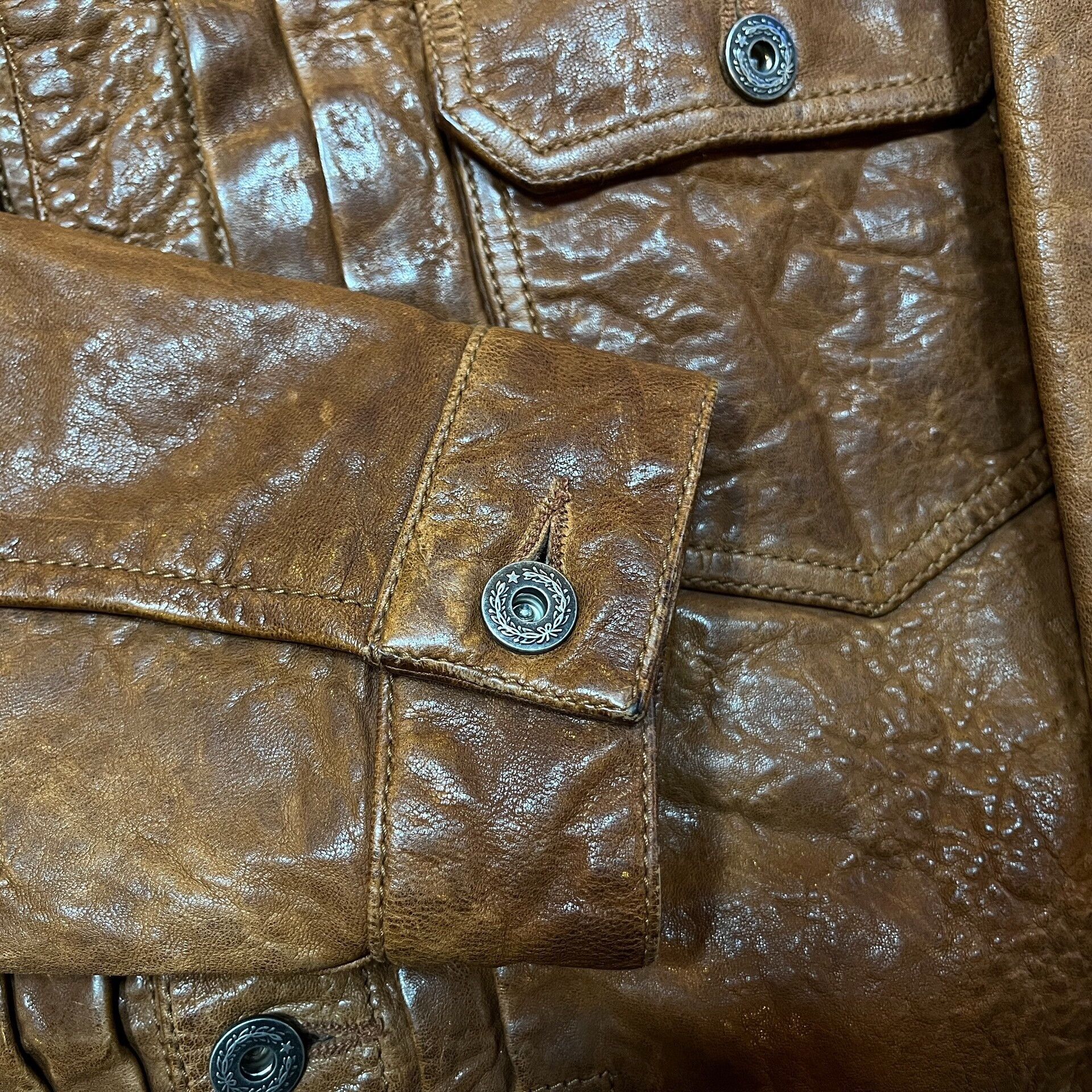 Indian Motorcycle indian leather jacket with beautiful embroidery Size US L / EU 52-54 / 3 - 5 Thumbnail