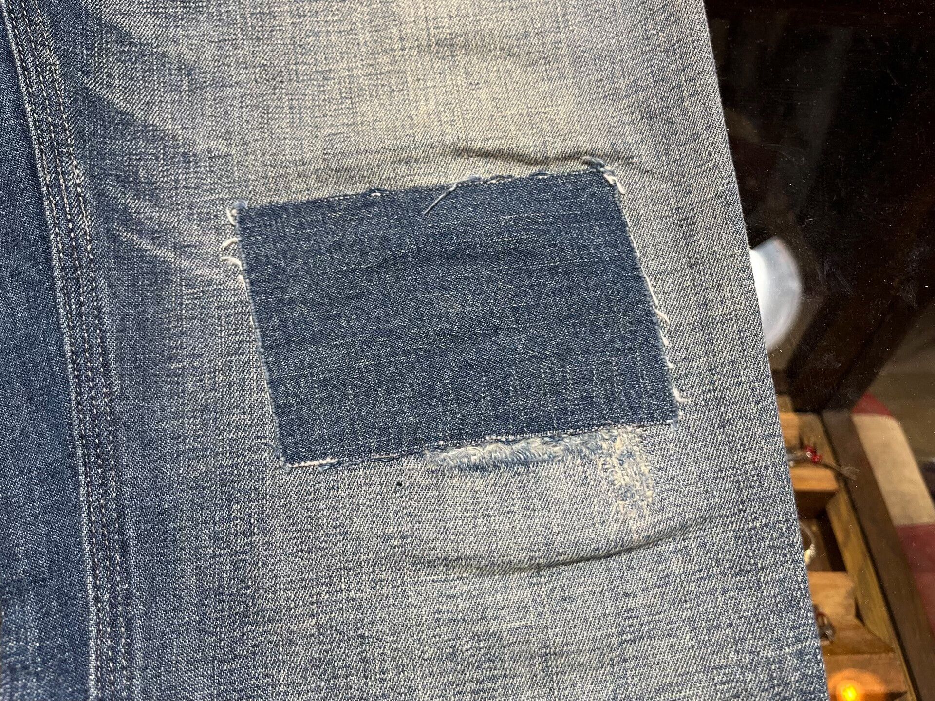 RRL Ralph Lauren distressed double rl denim jeans Size US 29 - 9 Thumbnail