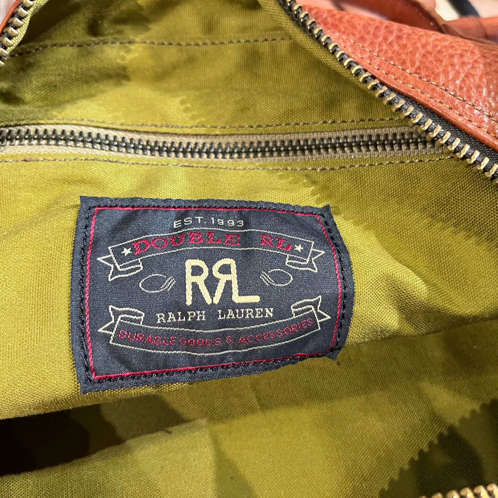 RRL Ralph Lauren rrl leather boston travel bag Size ONE SIZE - 4 Thumbnail