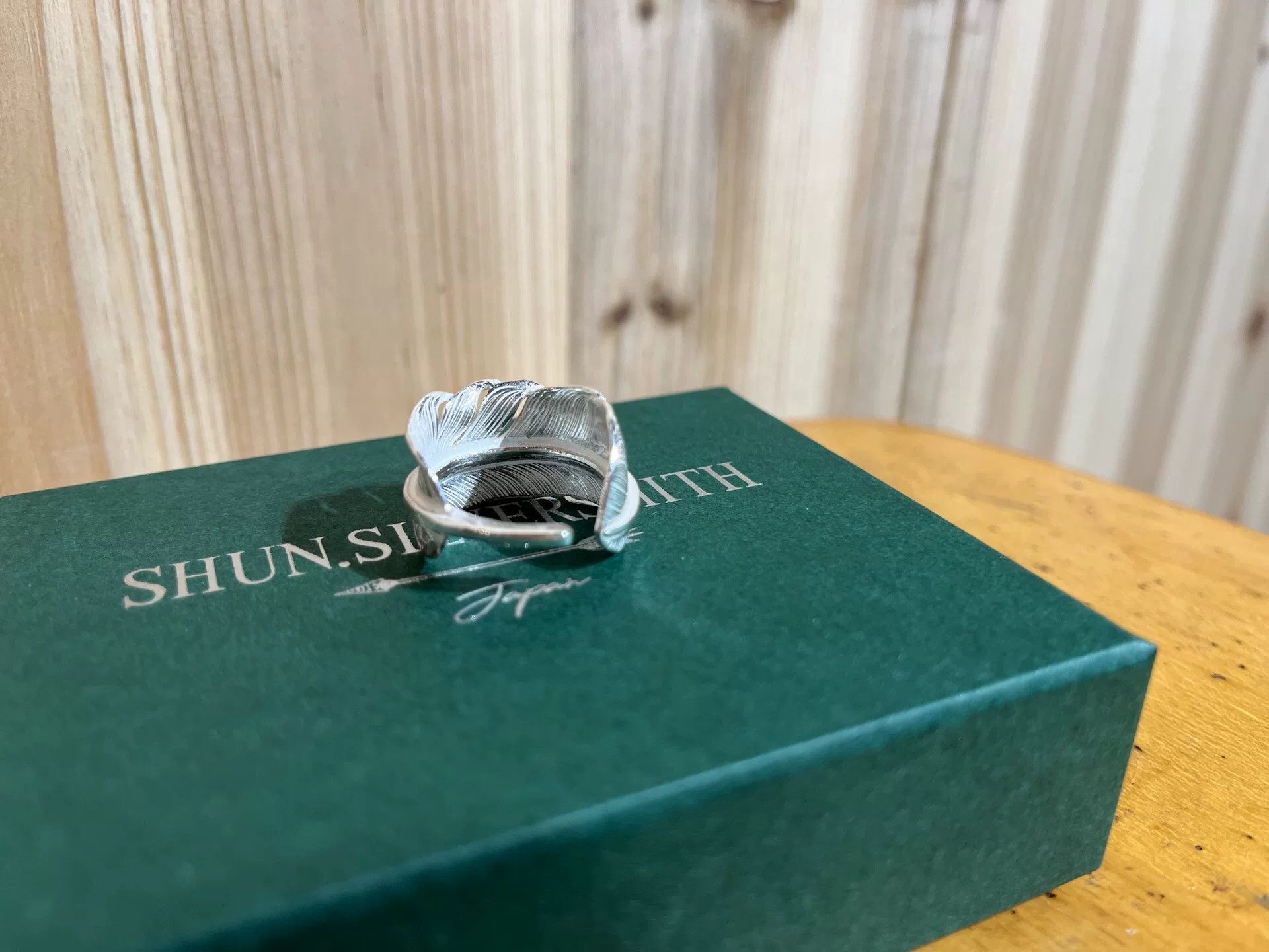 Takumi shun smith feather ring in silver Size ONE SIZE - 4 Thumbnail