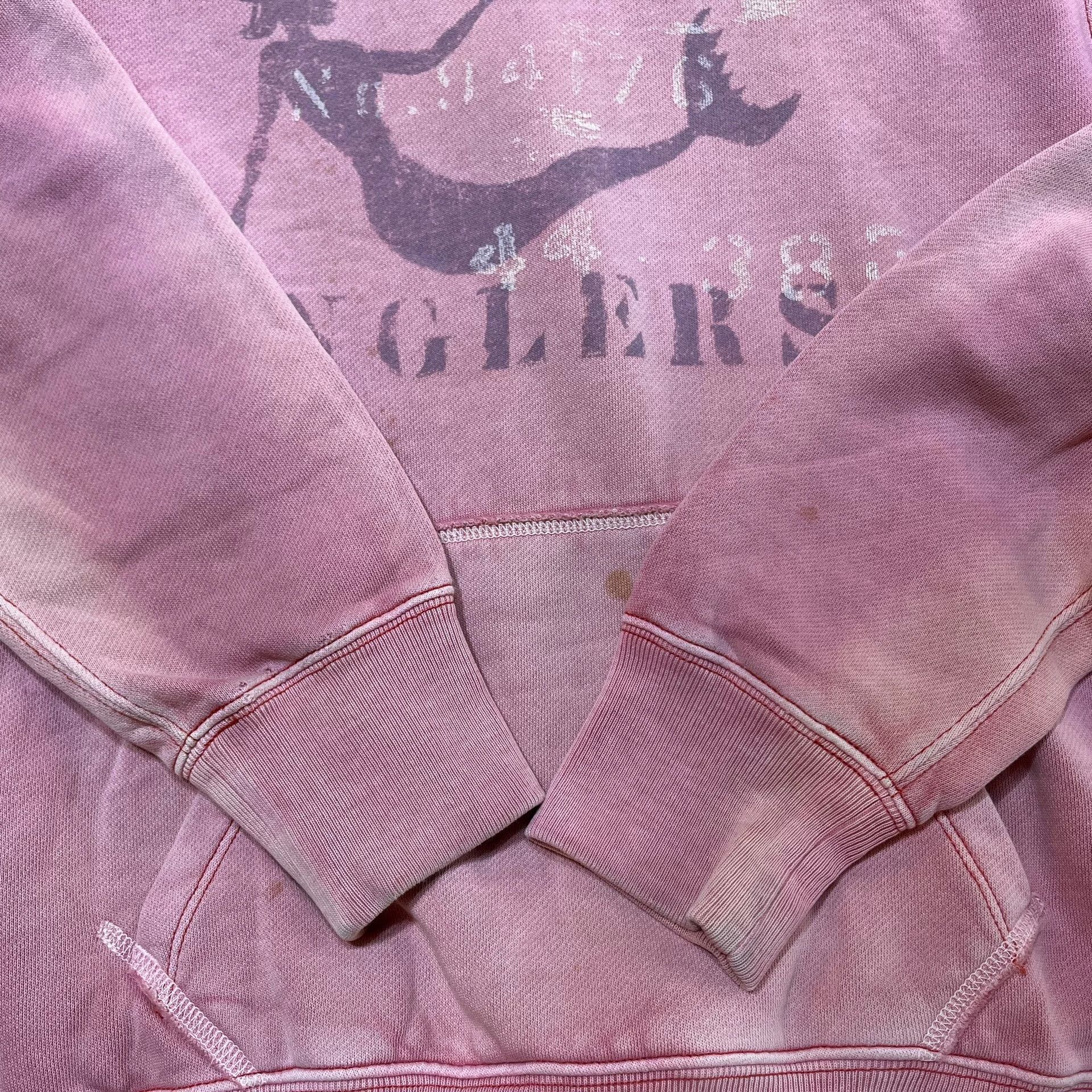 RRL Ralph Lauren vintage pink double RL hoodie with graphic Size US S / EU 44-46 / 1 - 6 Thumbnail