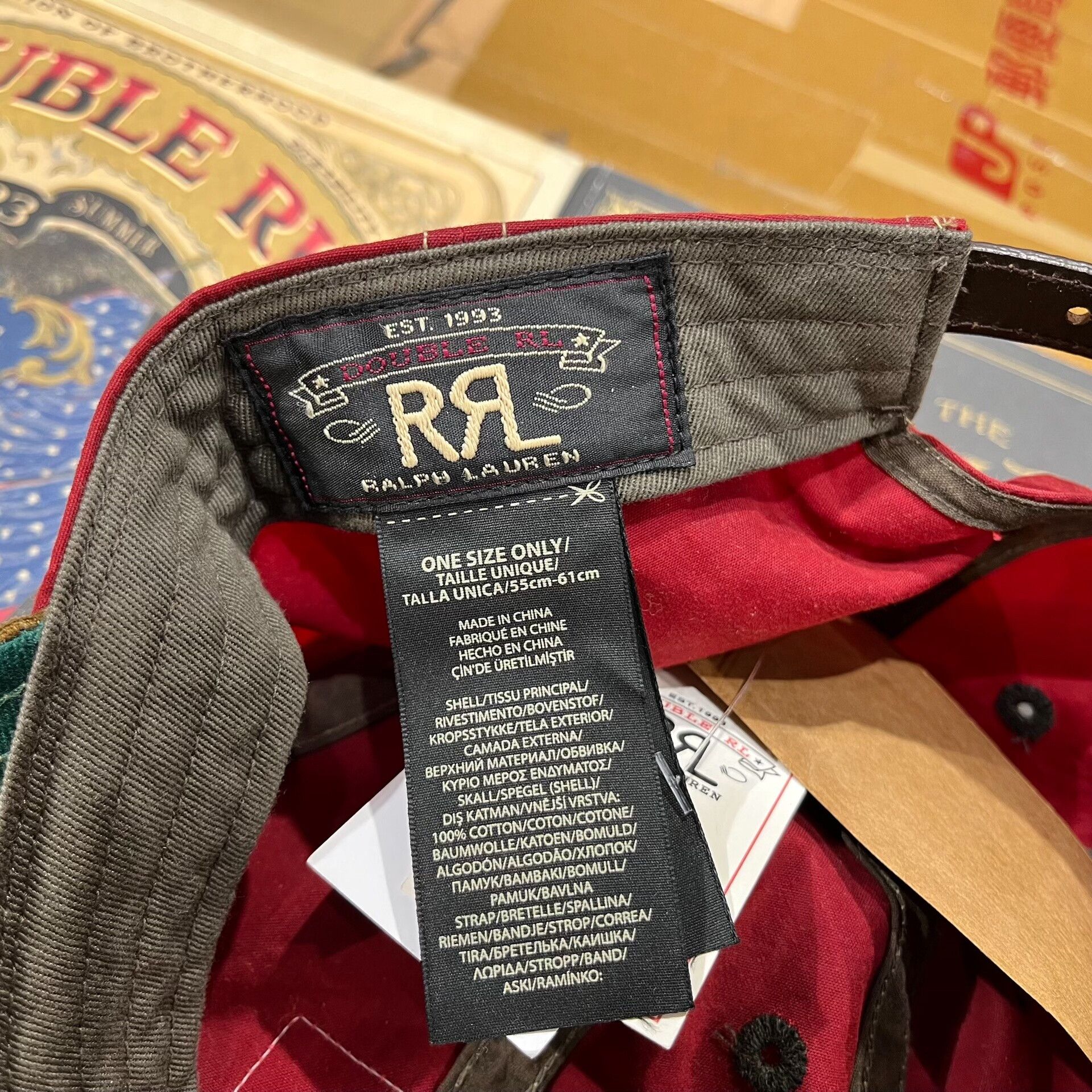 RRL Ralph Lauren double rl corduroy baseball cap Size ONE SIZE - 8 Thumbnail