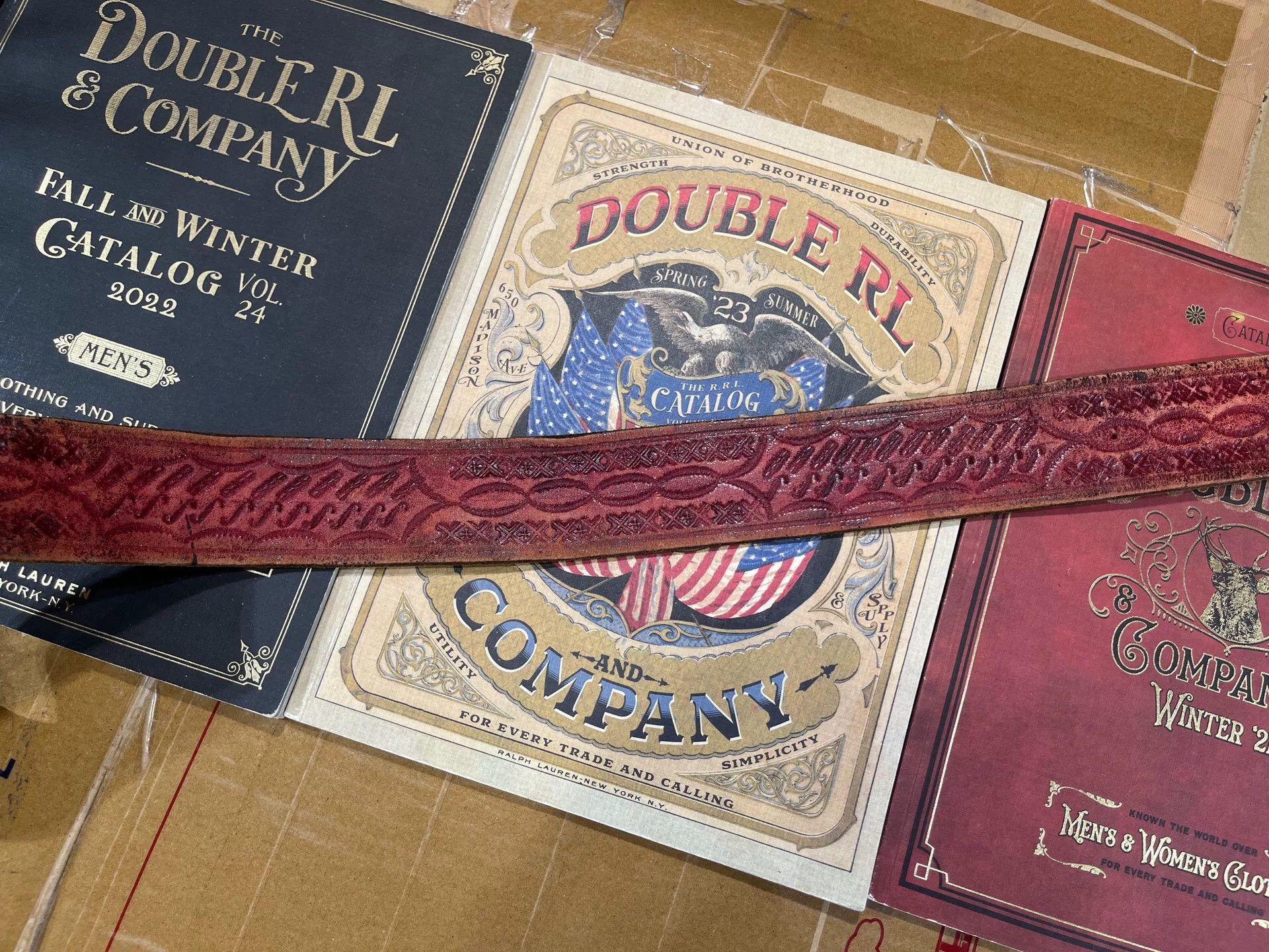 RRL Ralph Lauren vintage double rl ralph lauren belt Size ONE SIZE - 6 Thumbnail