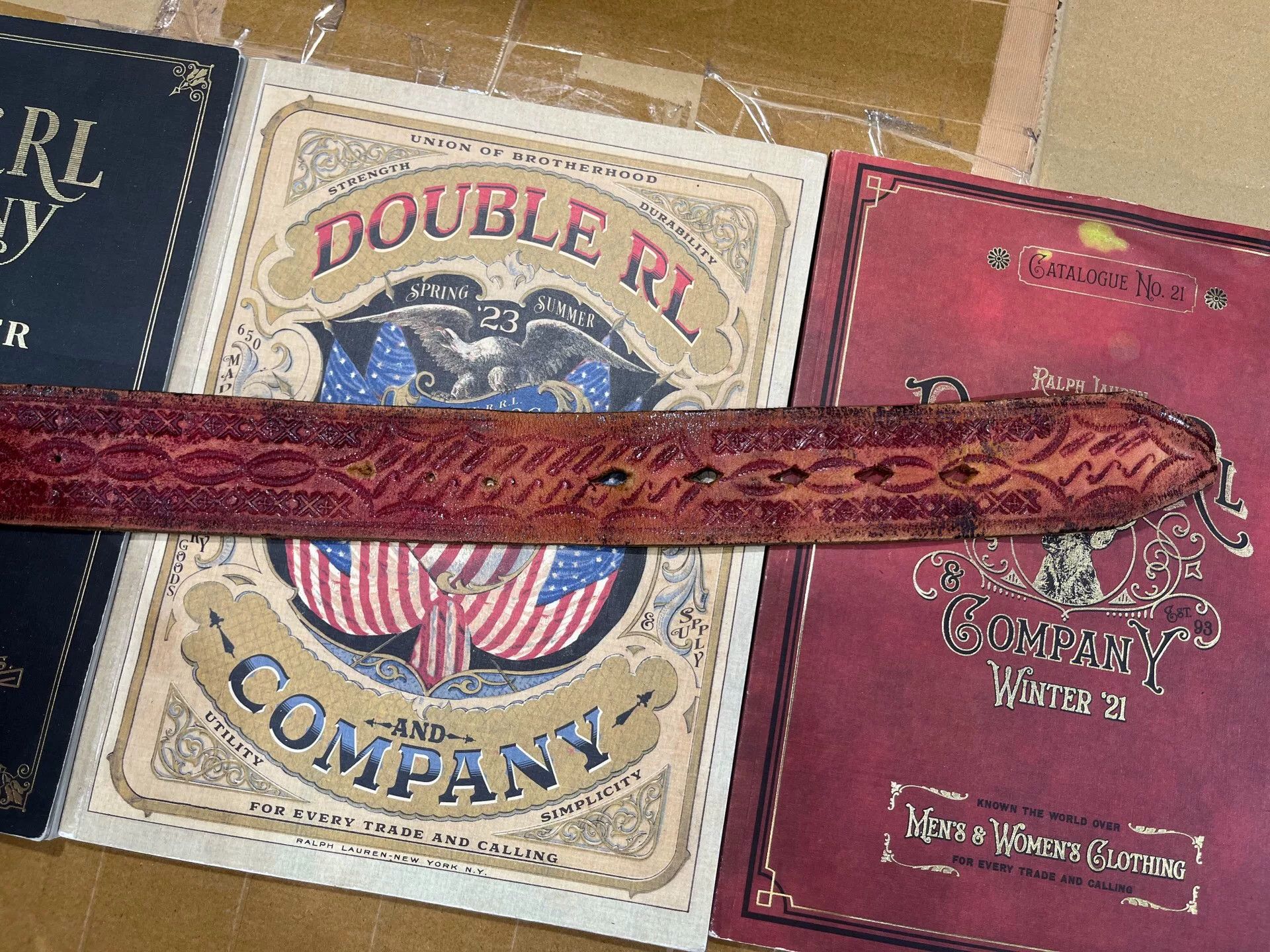 RRL Ralph Lauren vintage double rl ralph lauren belt Size ONE SIZE - 7 Thumbnail