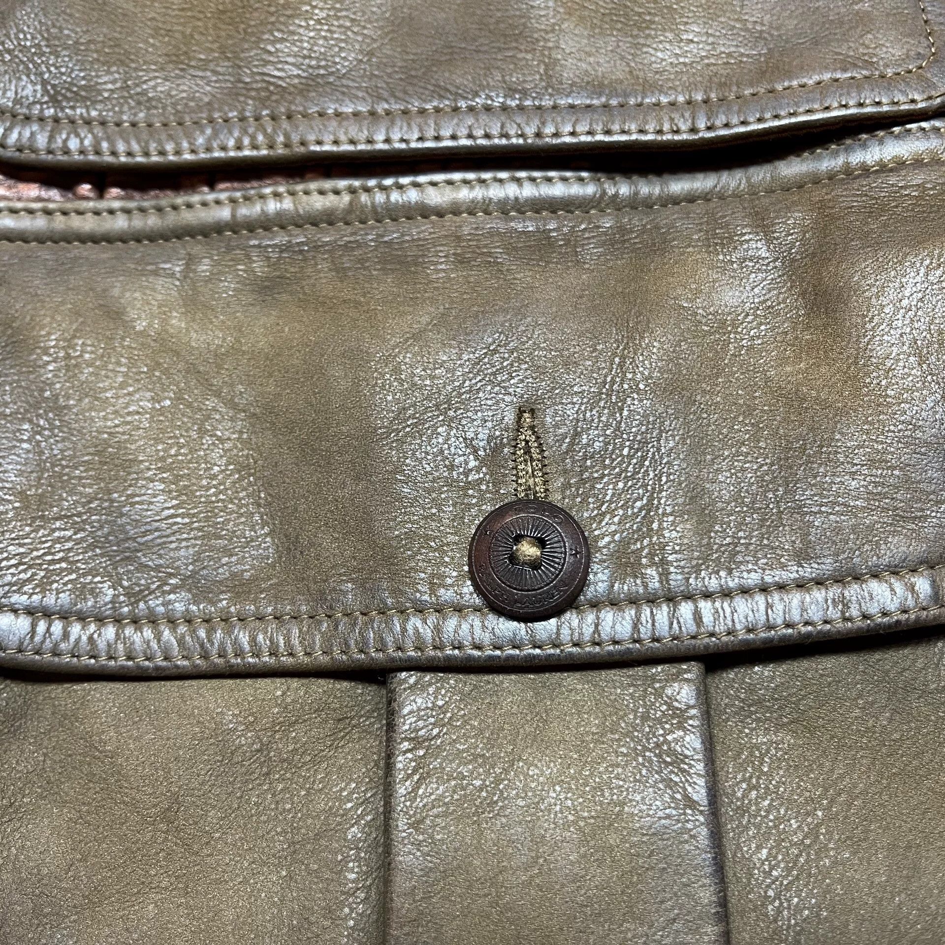 RRL Ralph Lauren rrl leather hunting vest by Ralph Lauren Size US M / EU 48-50 / 2 - 8 Thumbnail