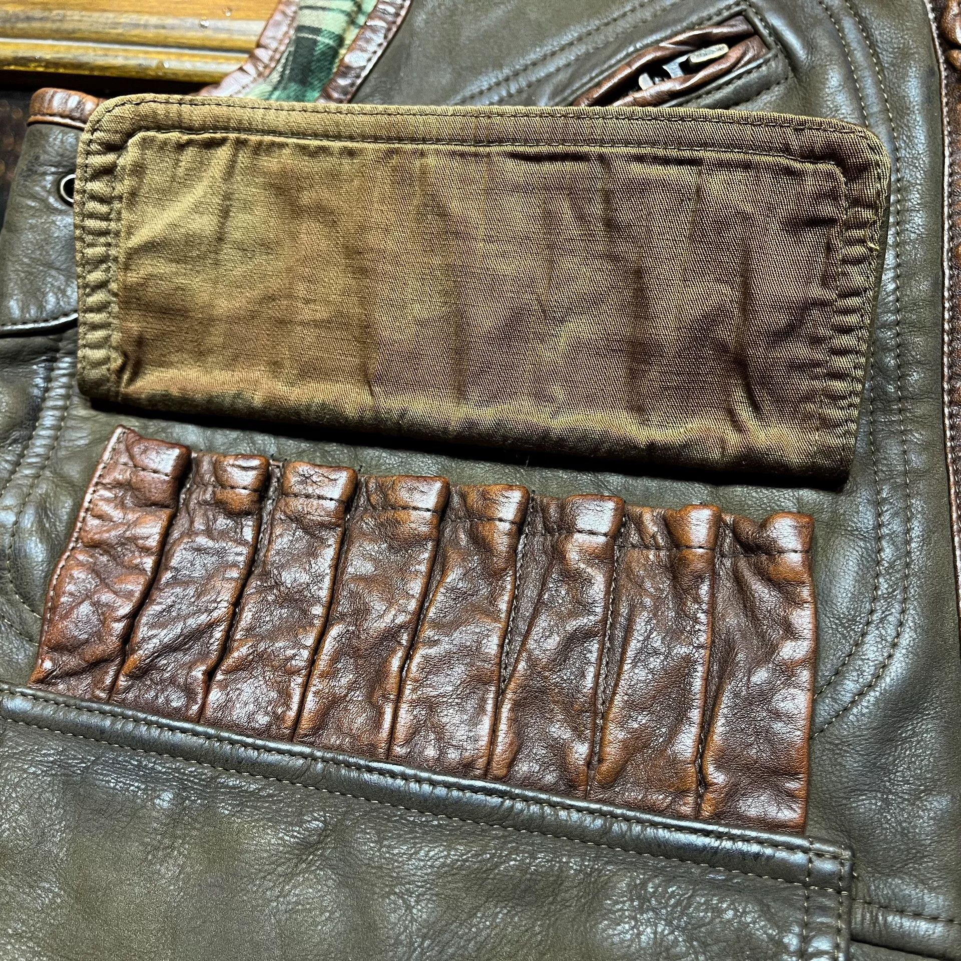 RRL Ralph Lauren rrl leather hunting vest by Ralph Lauren Size US M / EU 48-50 / 2 - 6 Thumbnail