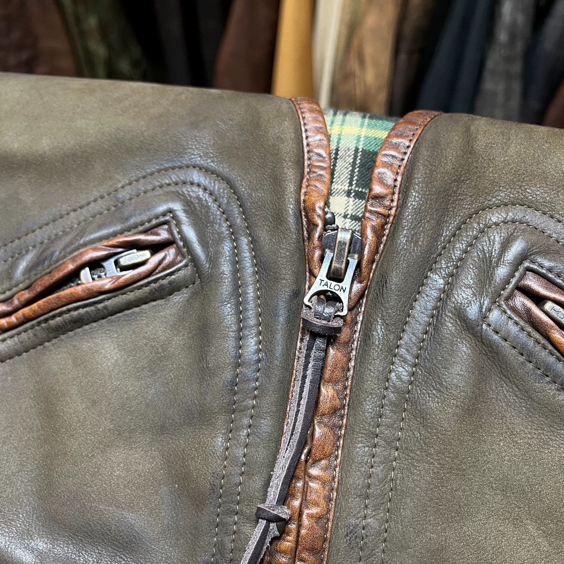 RRL Ralph Lauren rrl leather hunting vest by Ralph Lauren Size US M / EU 48-50 / 2 - 4 Thumbnail