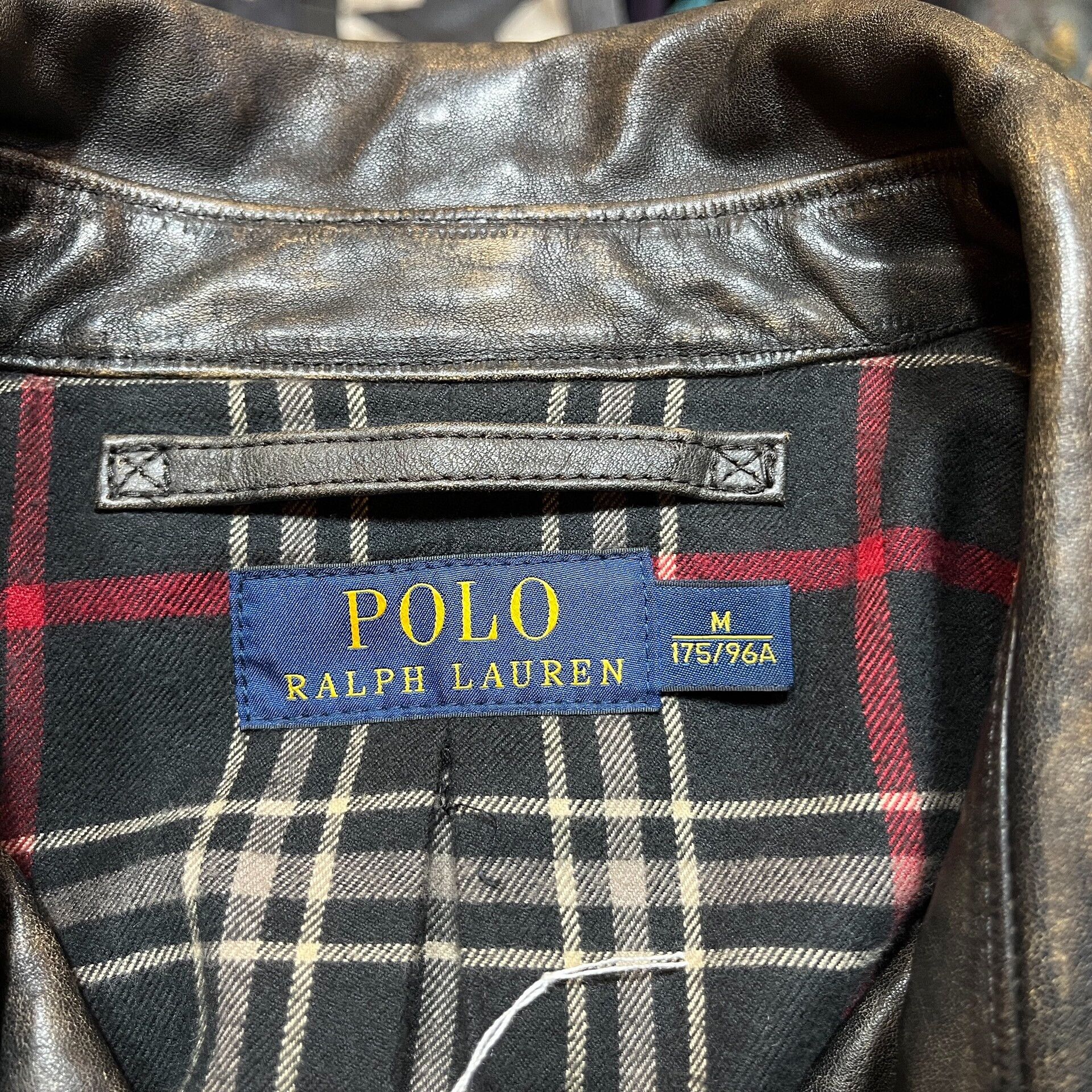 RRL Ralph Lauren vintage distressed leather jacket by Ralph Lauren Size US M / EU 48-50 / 2 - 3 Thumbnail
