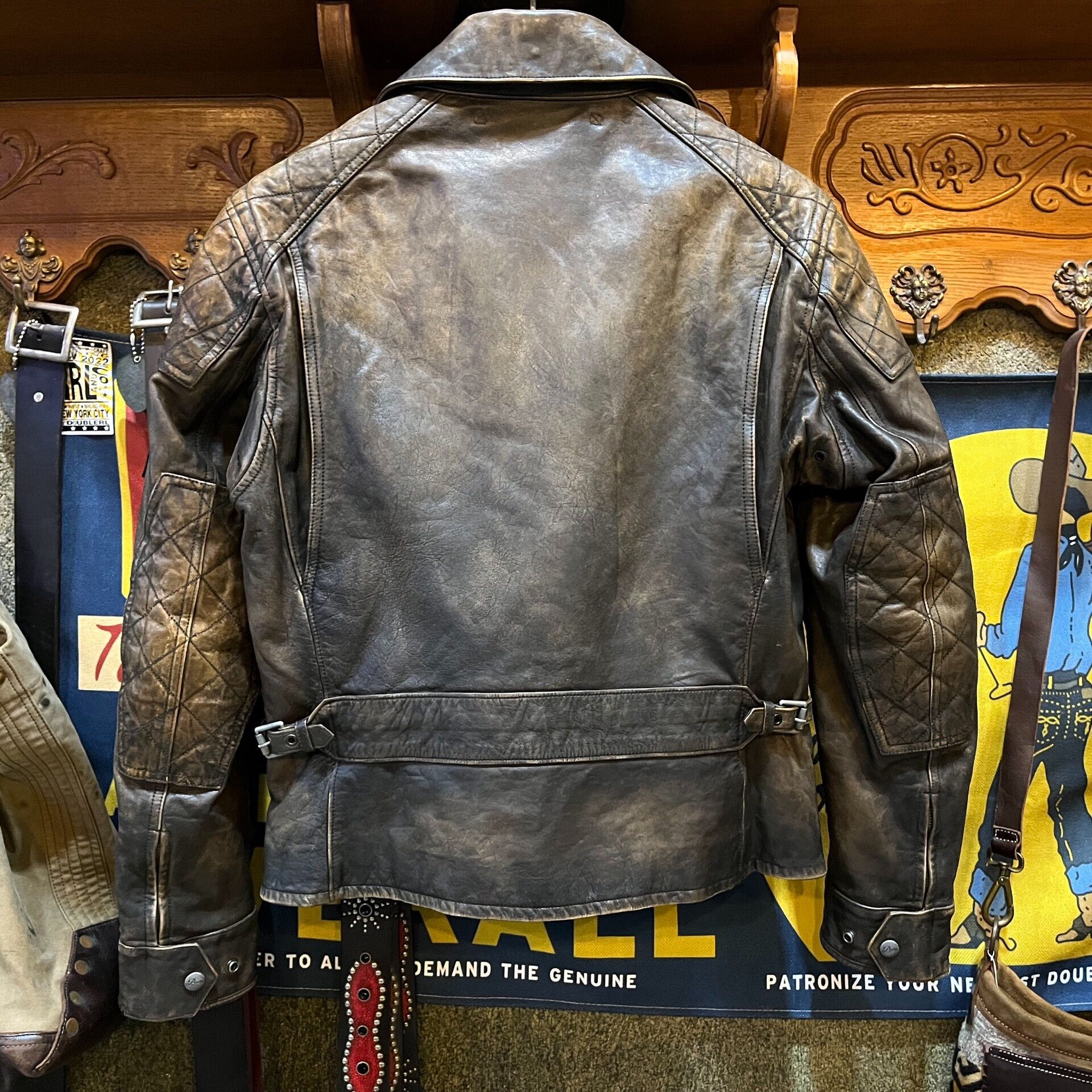 RRL Ralph Lauren vintage distressed leather jacket by Ralph Lauren Size US M / EU 48-50 / 2 - 2 Thumbnail