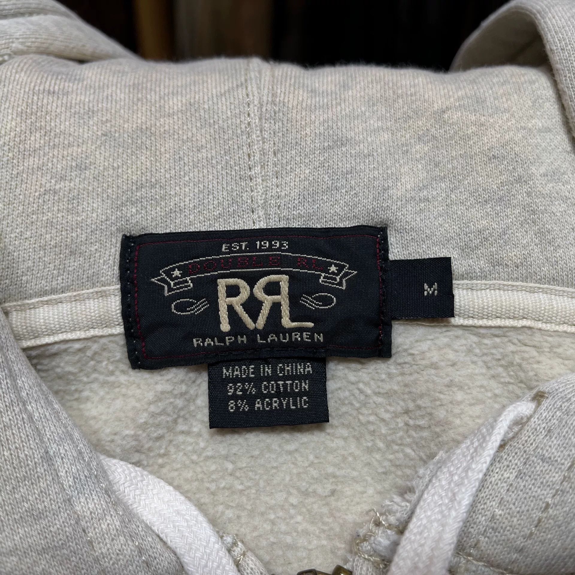 RRL Ralph Lauren rrl vintage-style zip-up hoodie Size US M / EU 48-50 / 2 - 3 Thumbnail