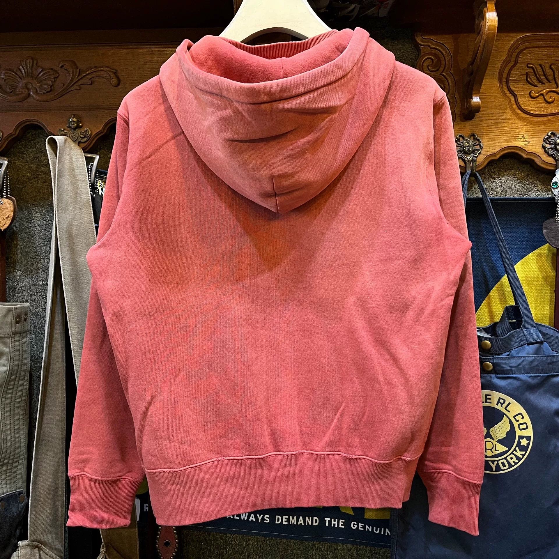 RRL Ralph Lauren vintage rrl washed hoodie with cavalry print Size US S / EU 44-46 / 1 - 2 Thumbnail