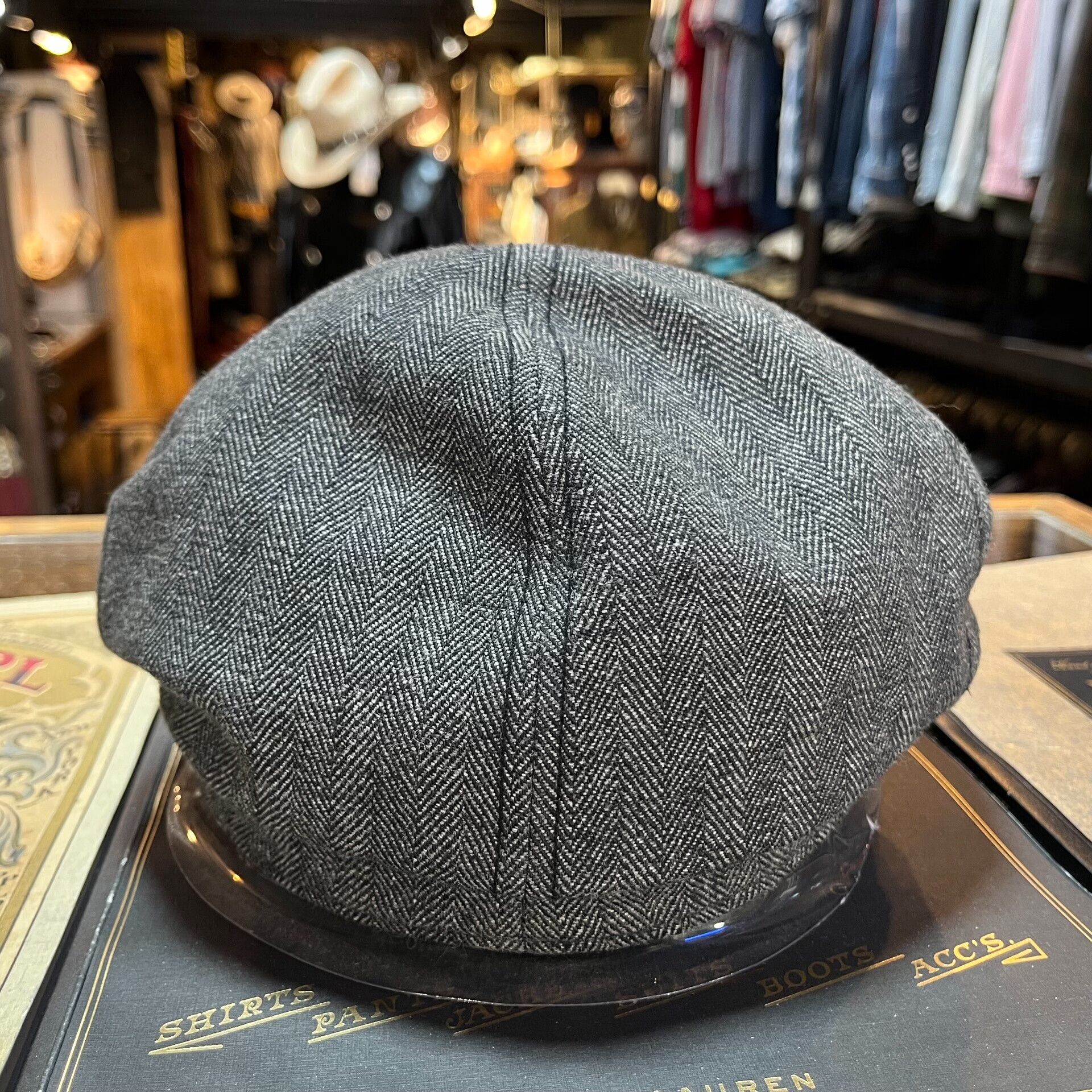 RRL Ralph Lauren gray herringbone cap from Ralph Lauren Size ONE SIZE - 5 Thumbnail