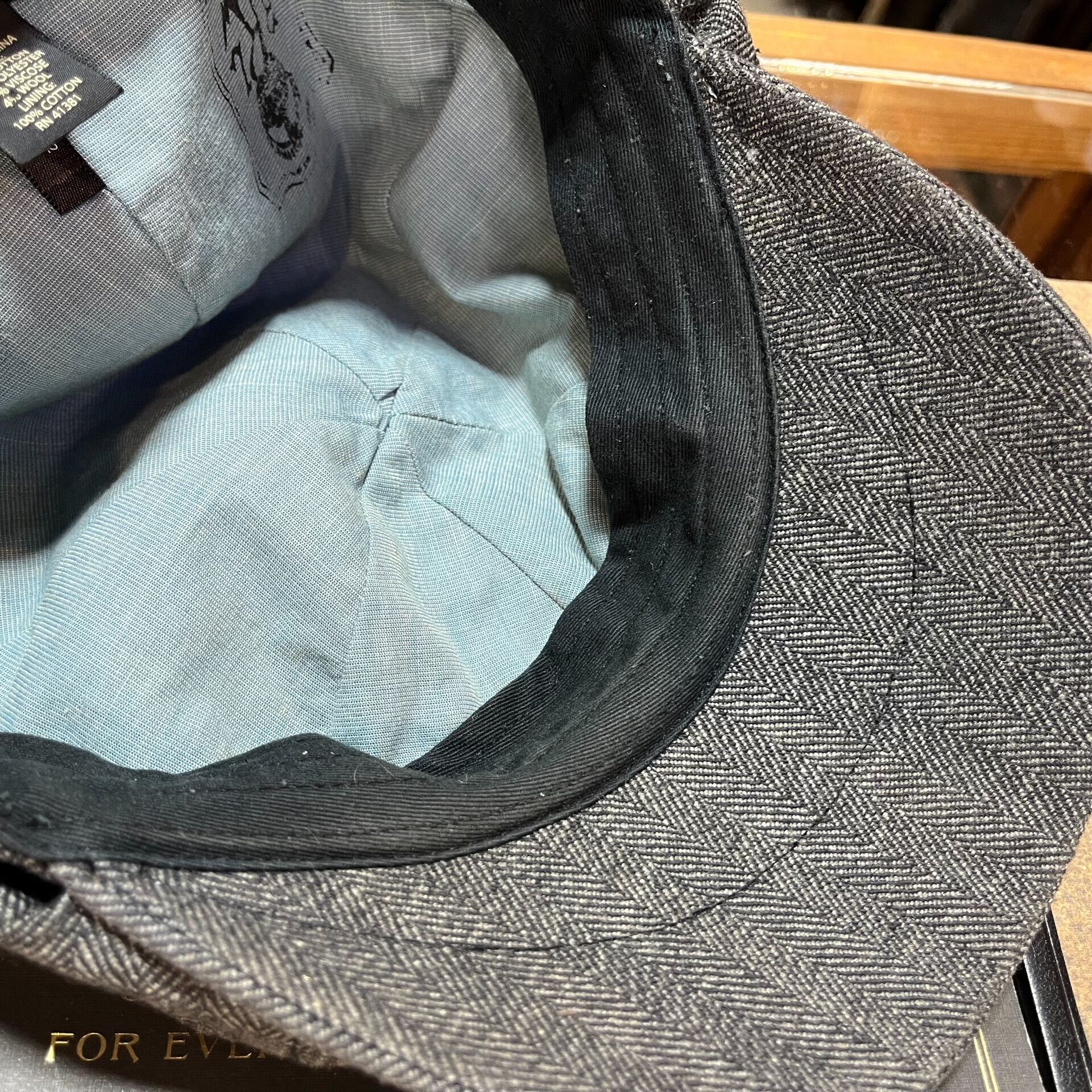 RRL Ralph Lauren gray herringbone cap from Ralph Lauren Size ONE SIZE - 8 Thumbnail