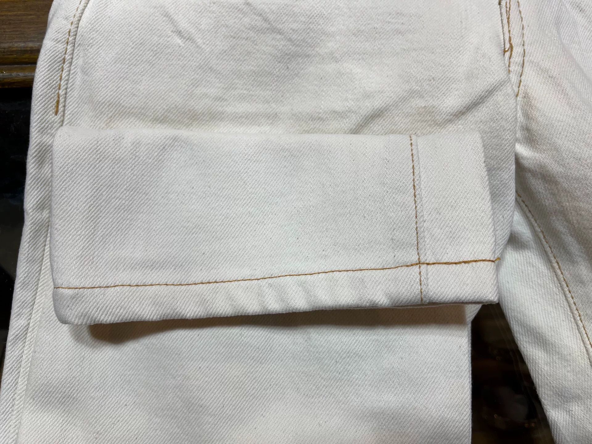 RRL Ralph Lauren white denim jeans by ralph lauren Size 26" / US 2 / IT 38 - 8 Thumbnail