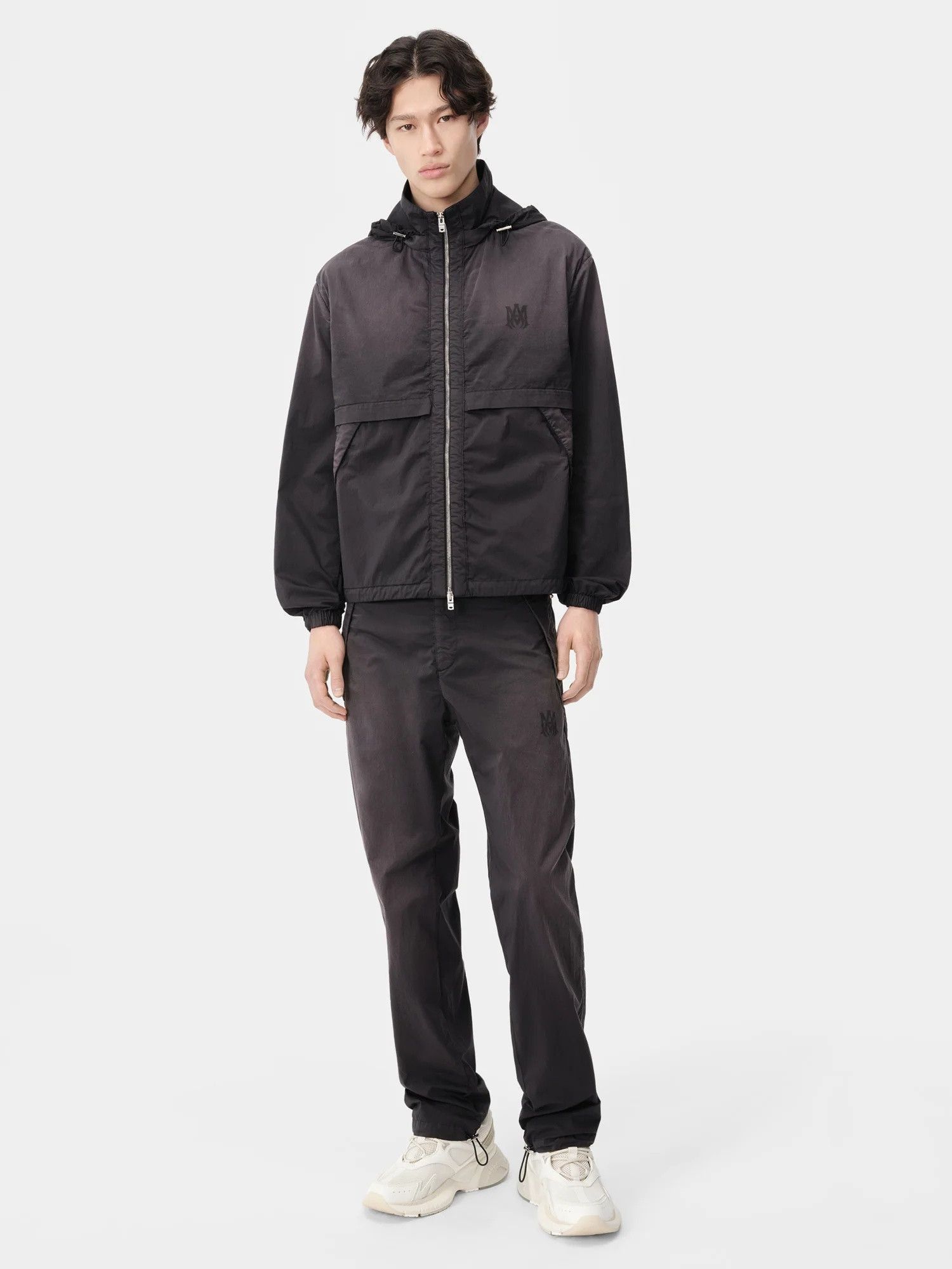 Amiri Sunfaded MA Windbreaker Jacket in Black/Purple Size US L / EU 52-54 / 3 - 2 Thumbnail