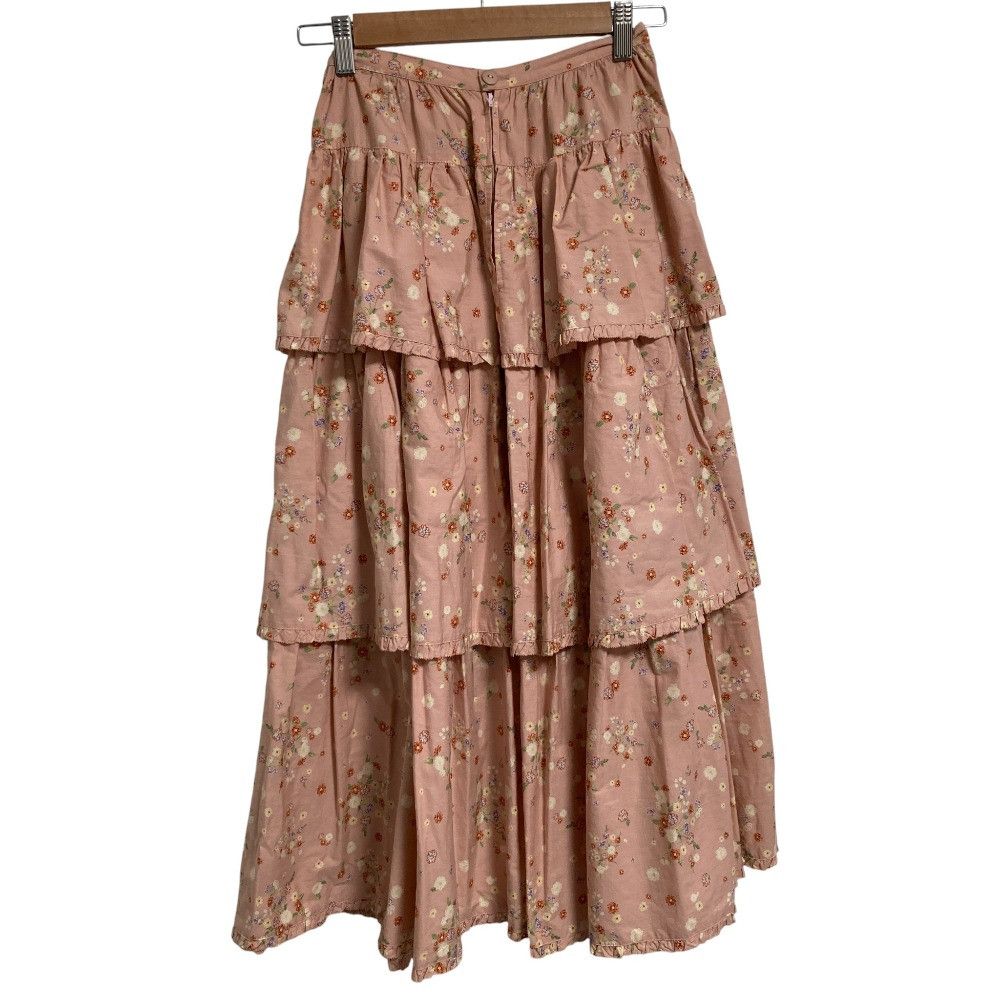 Other Other WONDERFUL WORLD Flower Print Long Skirt Cotton Skirts DUTY FREE for USA Size ONE SIZE - 2 Thumbnail