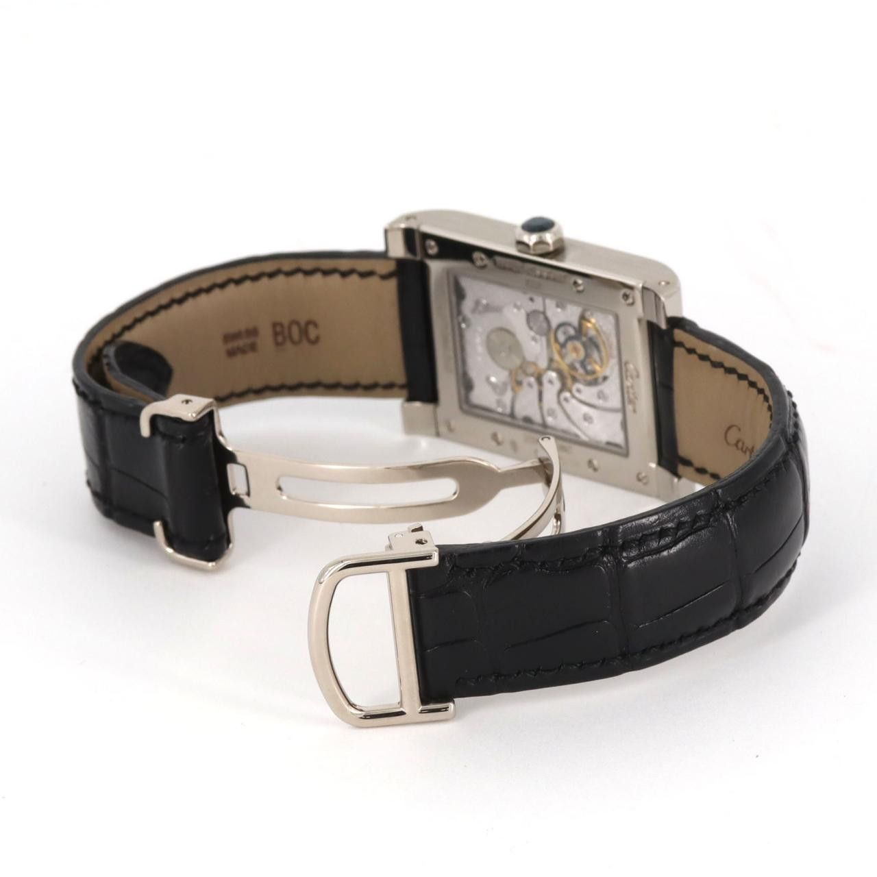 Cartier Cartier Cartier Tank à Vis 2 Time Zone White Gold Precious Metal Other W1534351 DUTY FREE for USA Size ONE SIZE - 6 Thumbnail