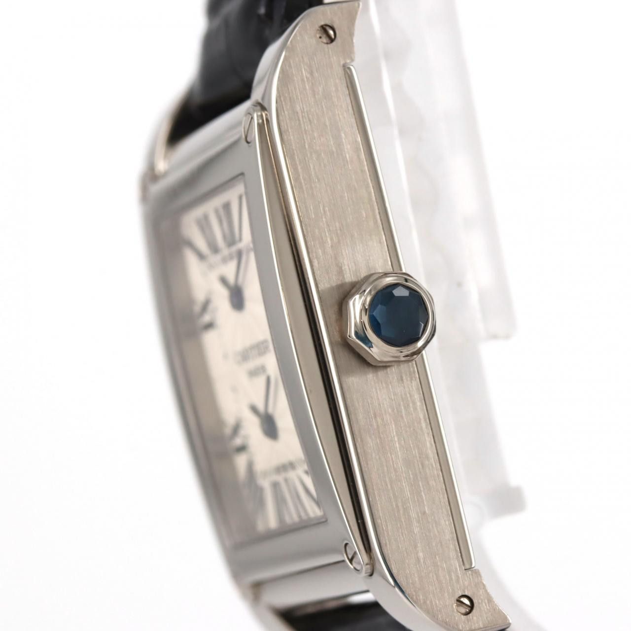 Cartier Cartier Cartier Tank à Vis 2 Time Zone White Gold Precious Metal Other W1534351 DUTY FREE for USA Size ONE SIZE - 4 Thumbnail