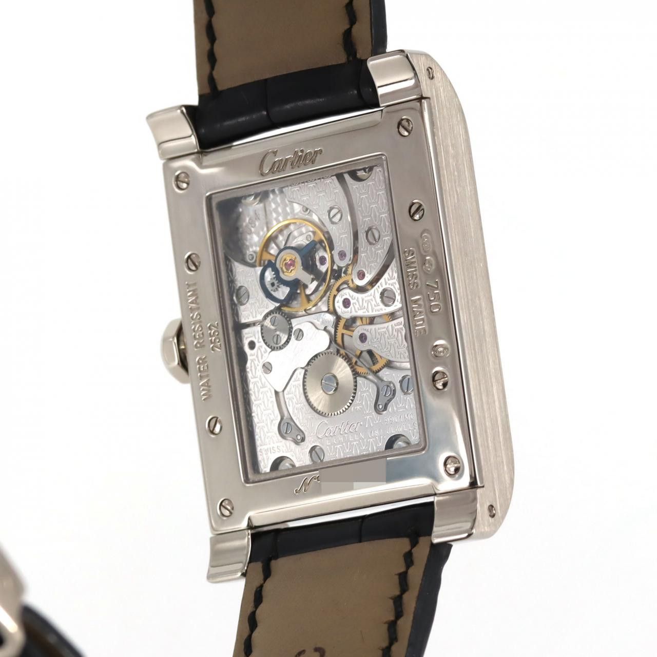Cartier Cartier Cartier Tank à Vis 2 Time Zone White Gold Precious Metal Other W1534351 DUTY FREE for USA Size ONE SIZE - 8 Thumbnail