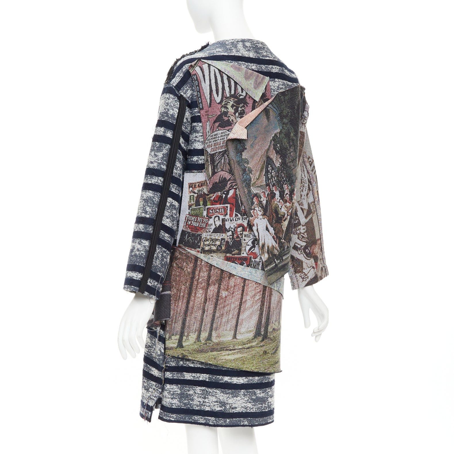 Maison MIHARA YASUHIRO rare MIHARA YASUHIRO colorful cotton blend patchwork jacquard applique jacket IT38 XS Size XS / US 0-2 / IT 36-38 - 7 Thumbnail