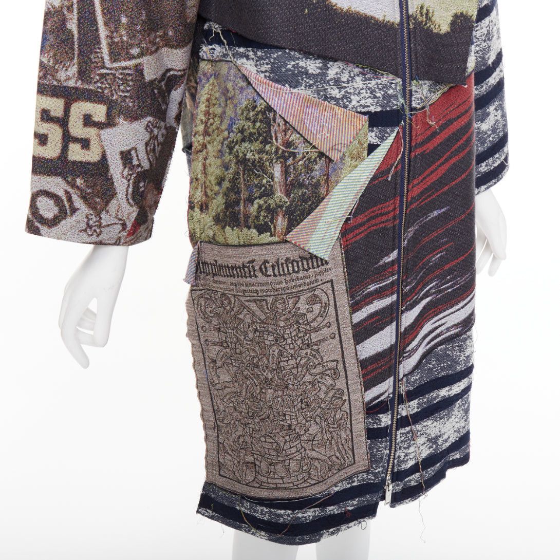 Maison MIHARA YASUHIRO rare MIHARA YASUHIRO colorful cotton blend patchwork jacquard applique jacket IT38 XS Size XS / US 0-2 / IT 36-38 - 2 Thumbnail