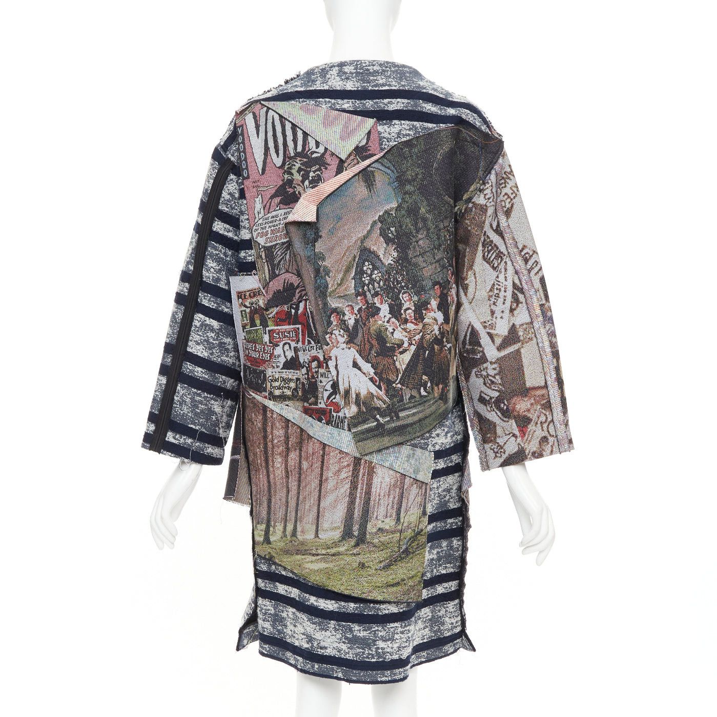 Maison MIHARA YASUHIRO rare MIHARA YASUHIRO colorful cotton blend patchwork jacquard applique jacket IT38 XS Size XS / US 0-2 / IT 36-38 - 6 Thumbnail