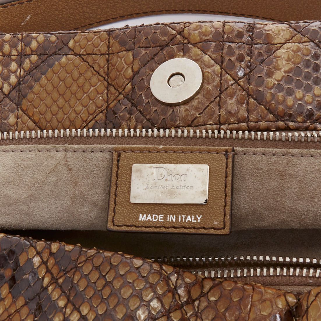Dior DIOR Lady Dior Soft Limited Edition brown Cannage scaled leather east west bag Size ONE SIZE - 11 Thumbnail