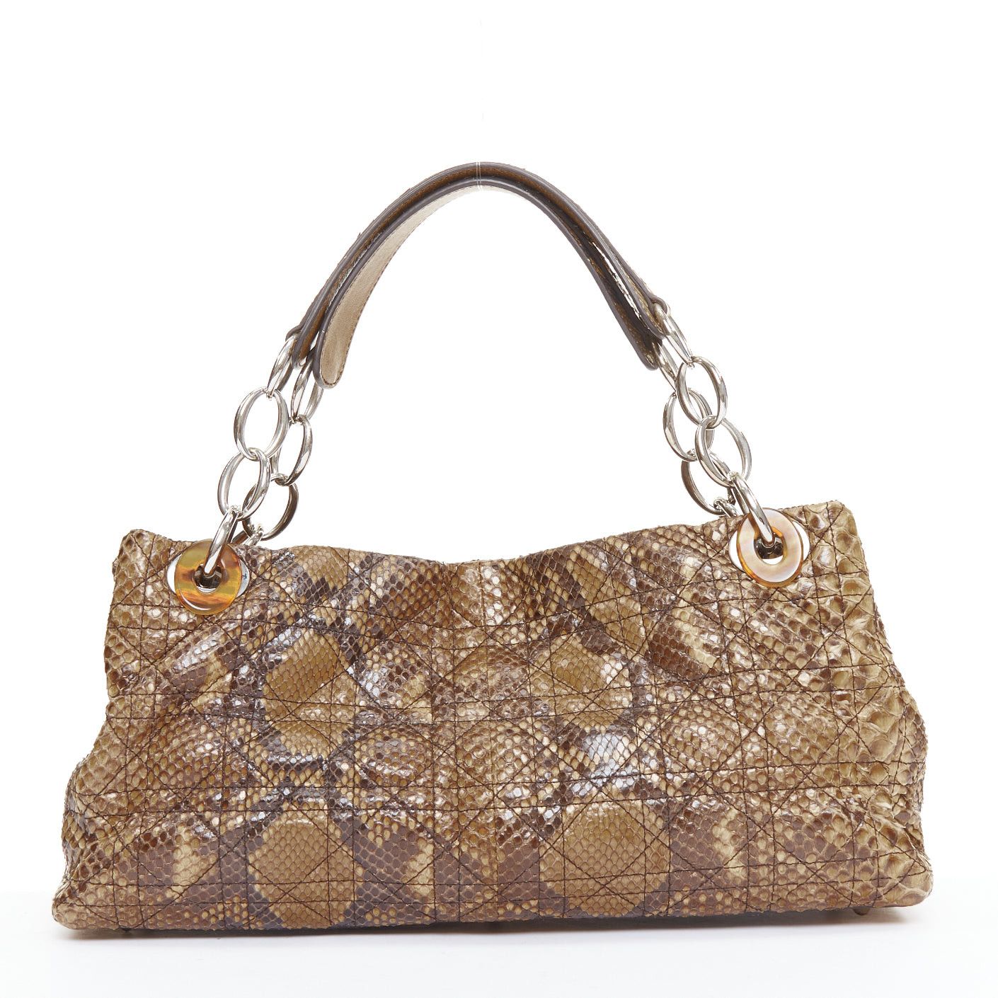 Dior DIOR Lady Dior Soft Limited Edition brown Cannage scaled leather east west bag Size ONE SIZE - 5 Thumbnail