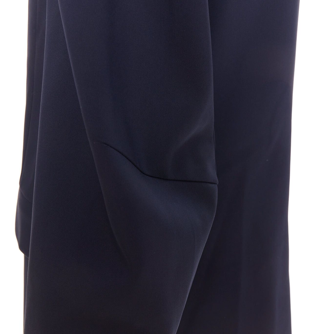 Alexandre Vauthier ALEXANDRE VAUTHIER navy blue smooth wool structured oversized boxy single breasted blazer jacket Size M / US 6-8 / IT 42-44 - 8 Thumbnail