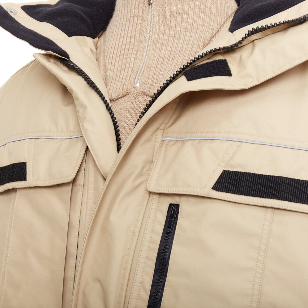 Balenciaga BALENCIAGA Demna 2018 Runway Twinset oversized convertible parka coat FR46 XS Size XS / US 0-2 / IT 36-38 - 7 Thumbnail