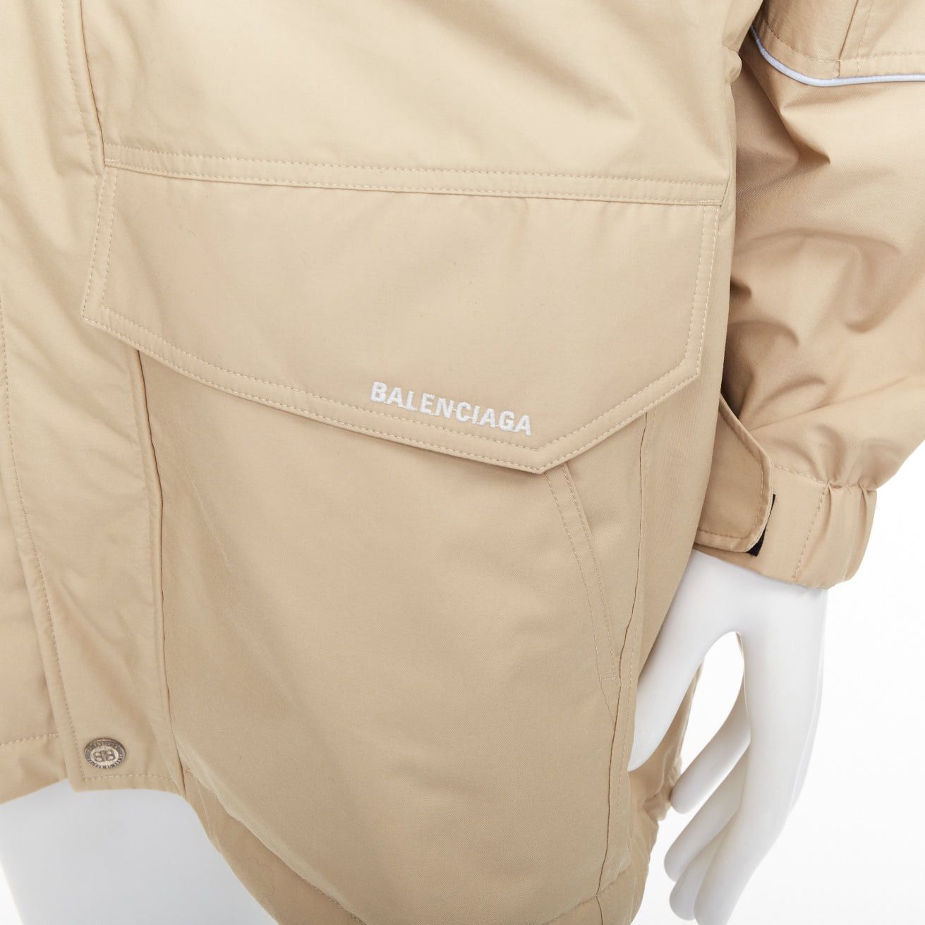 Balenciaga BALENCIAGA Demna 2018 Runway Twinset oversized convertible parka coat FR46 XS Size XS / US 0-2 / IT 36-38 - 8 Thumbnail