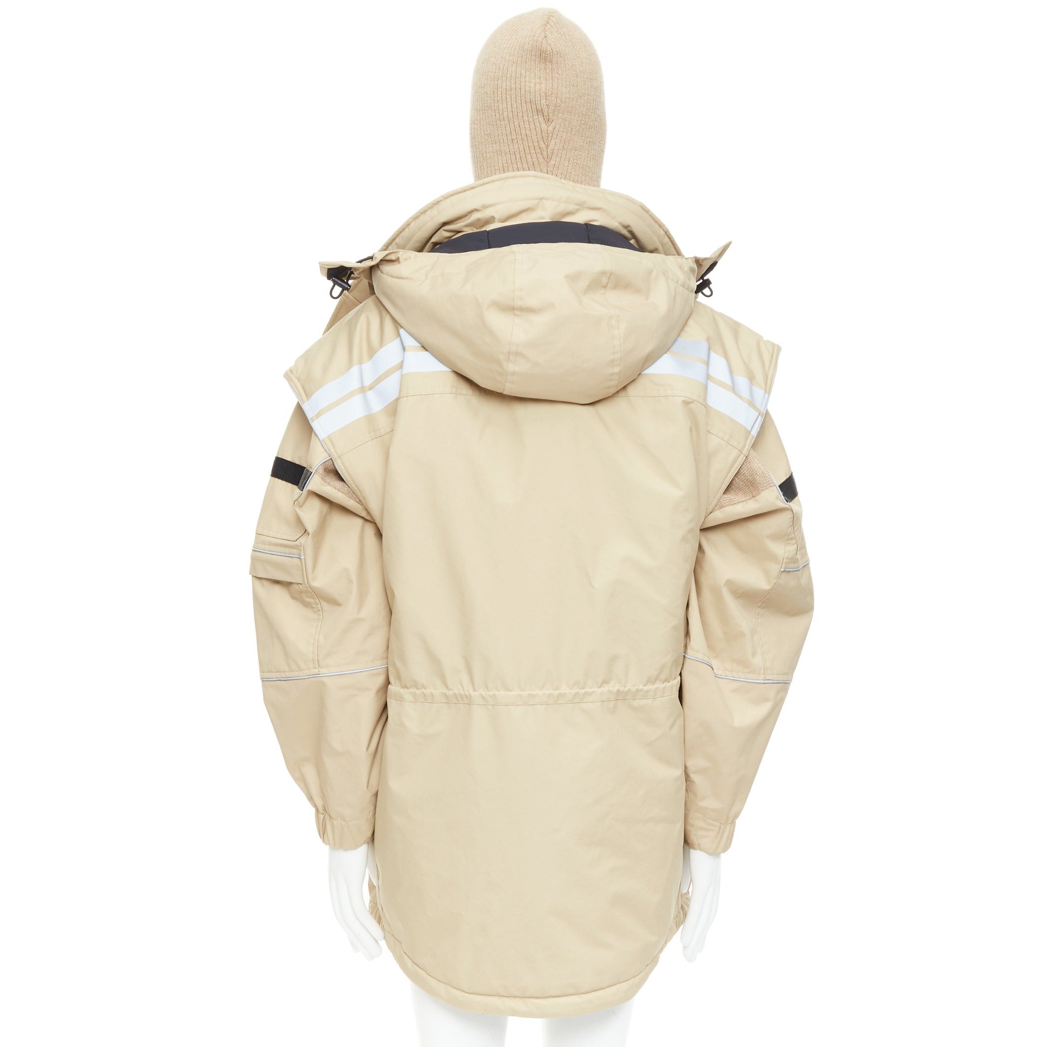 Balenciaga BALENCIAGA Demna 2018 Runway Twinset oversized convertible parka coat FR46 XS Size XS / US 0-2 / IT 36-38 - 5 Thumbnail